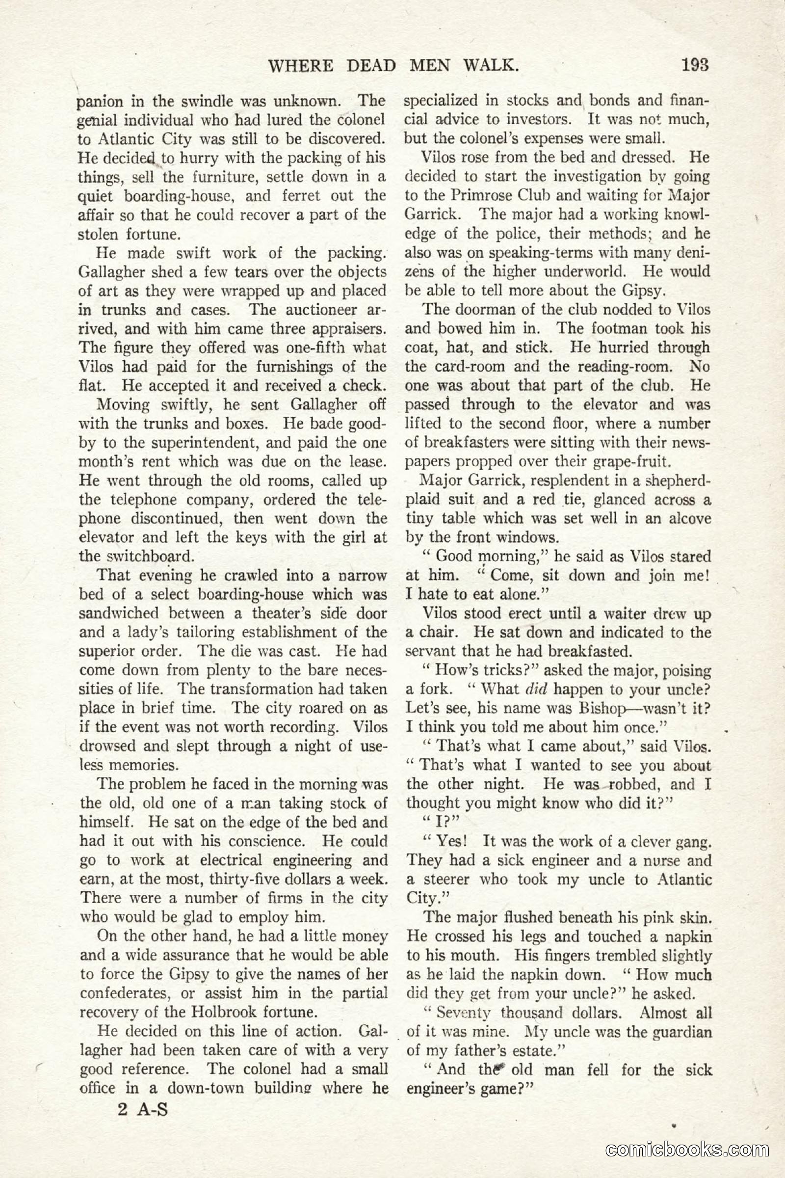 All Story Magazine, October 4, 1919 — page 31 of 208