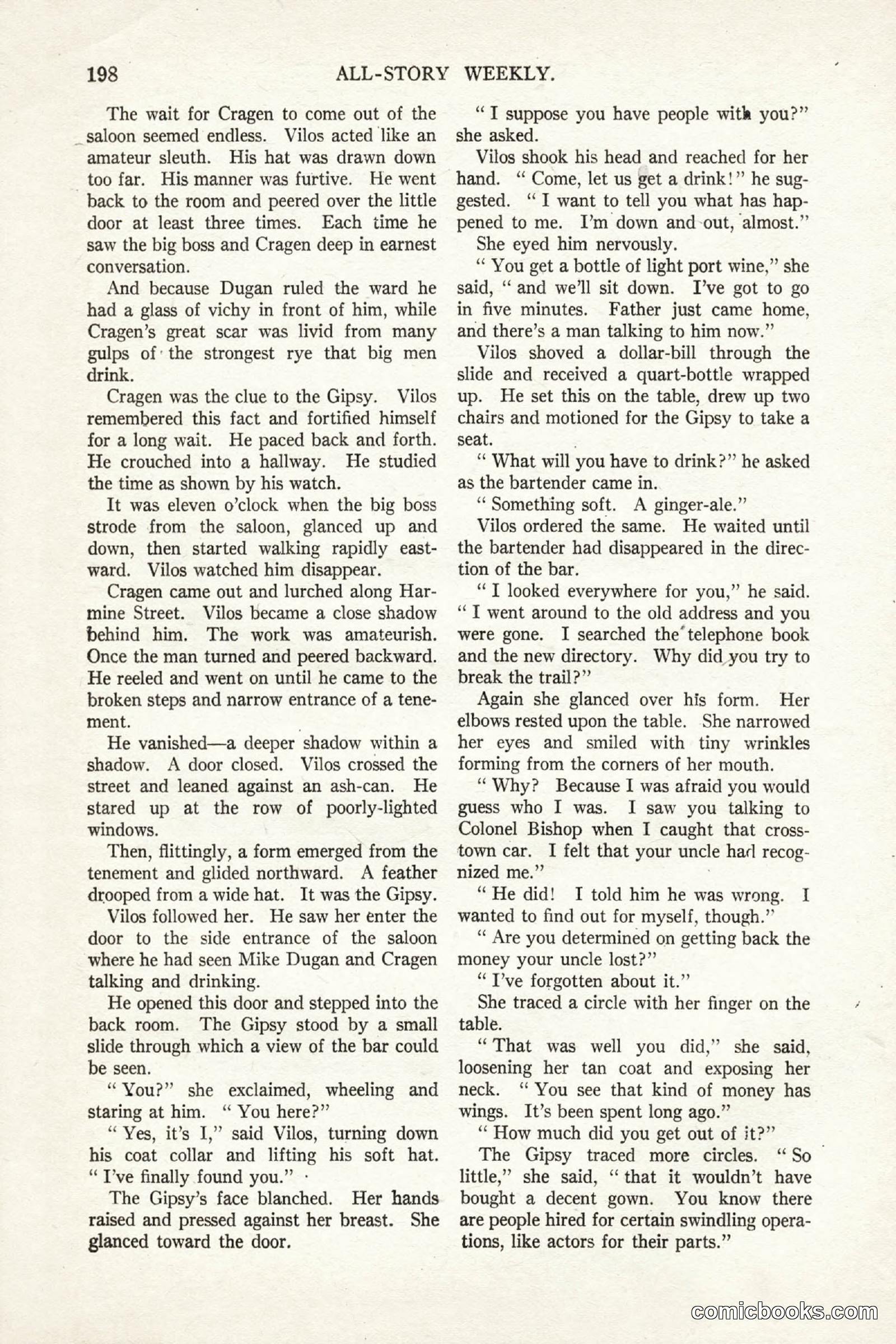 All Story Magazine, October 4, 1919 — page 36 of 208