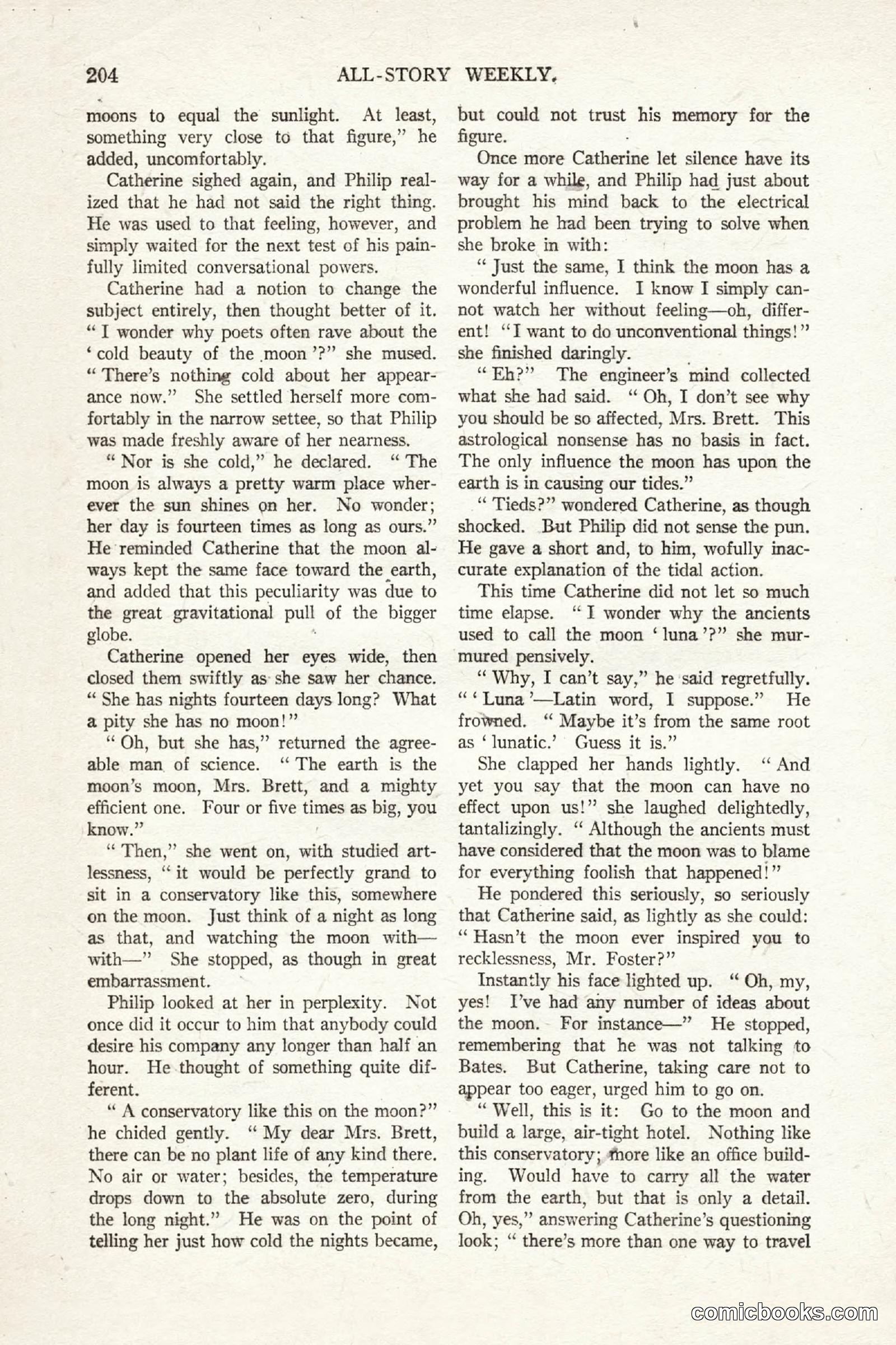 All Story Magazine, October 4, 1919 — page 42 of 208