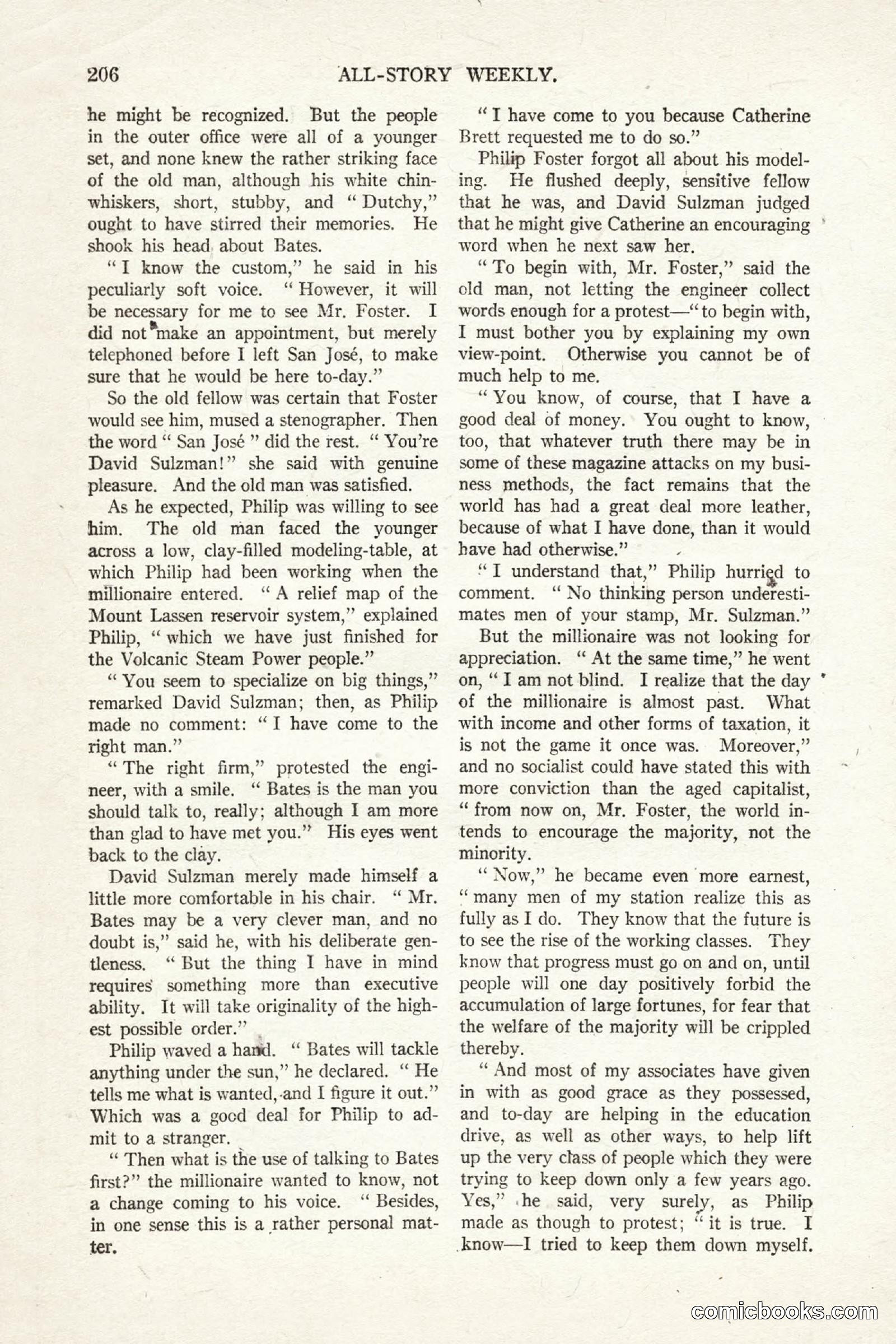 All Story Magazine, October 4, 1919 — page 44 of 208
