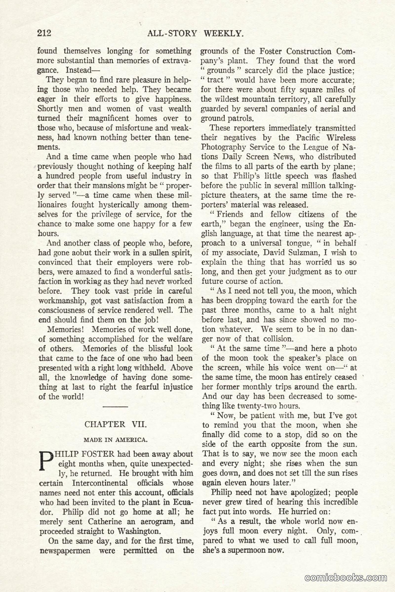 All Story Magazine, October 4, 1919 — page 50 of 208