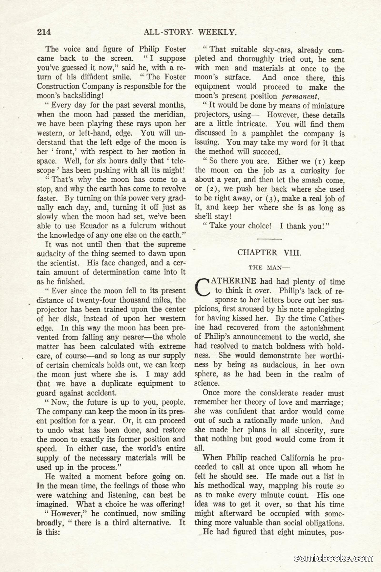 All Story Magazine, October 4, 1919 — page 52 of 208