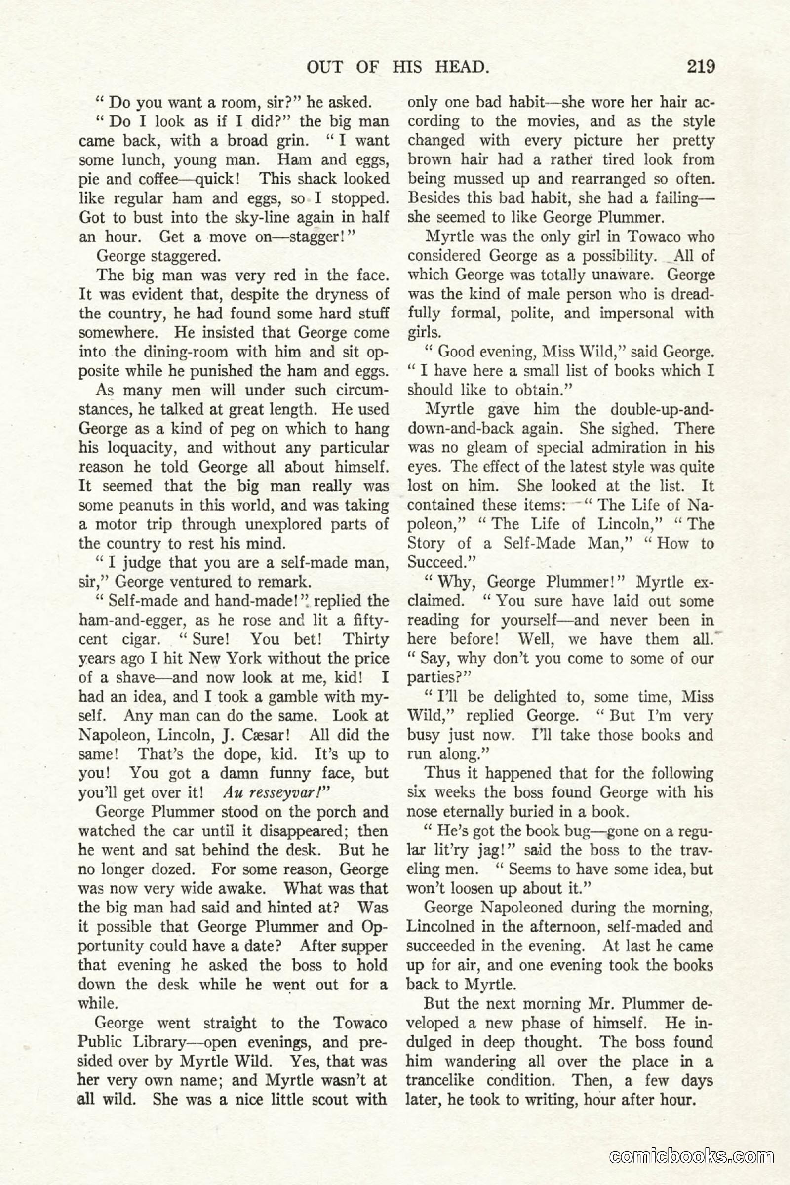 All Story Magazine, October 4, 1919 — page 57 of 208