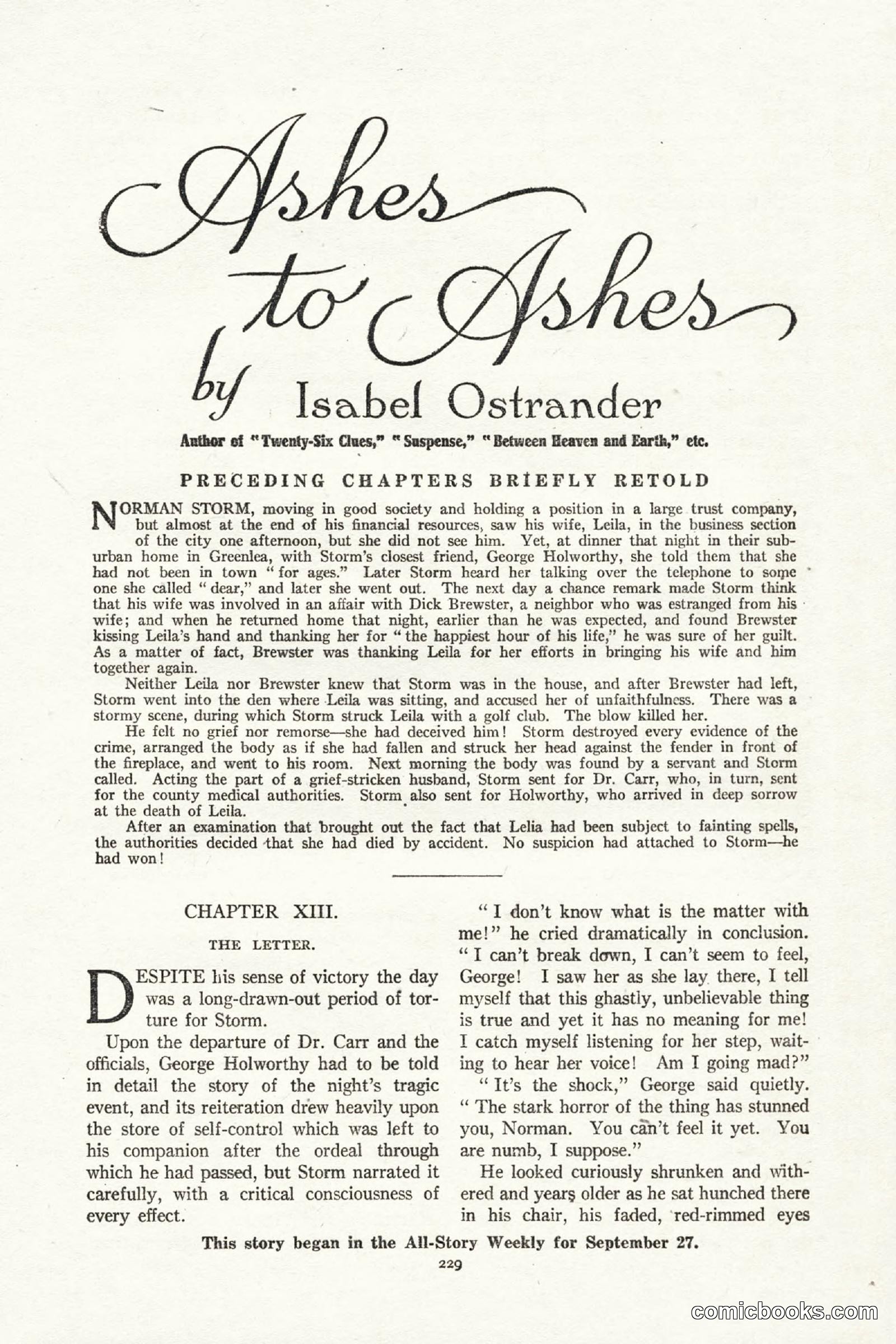 All Story Magazine, October 4, 1919 — page 67 of 208