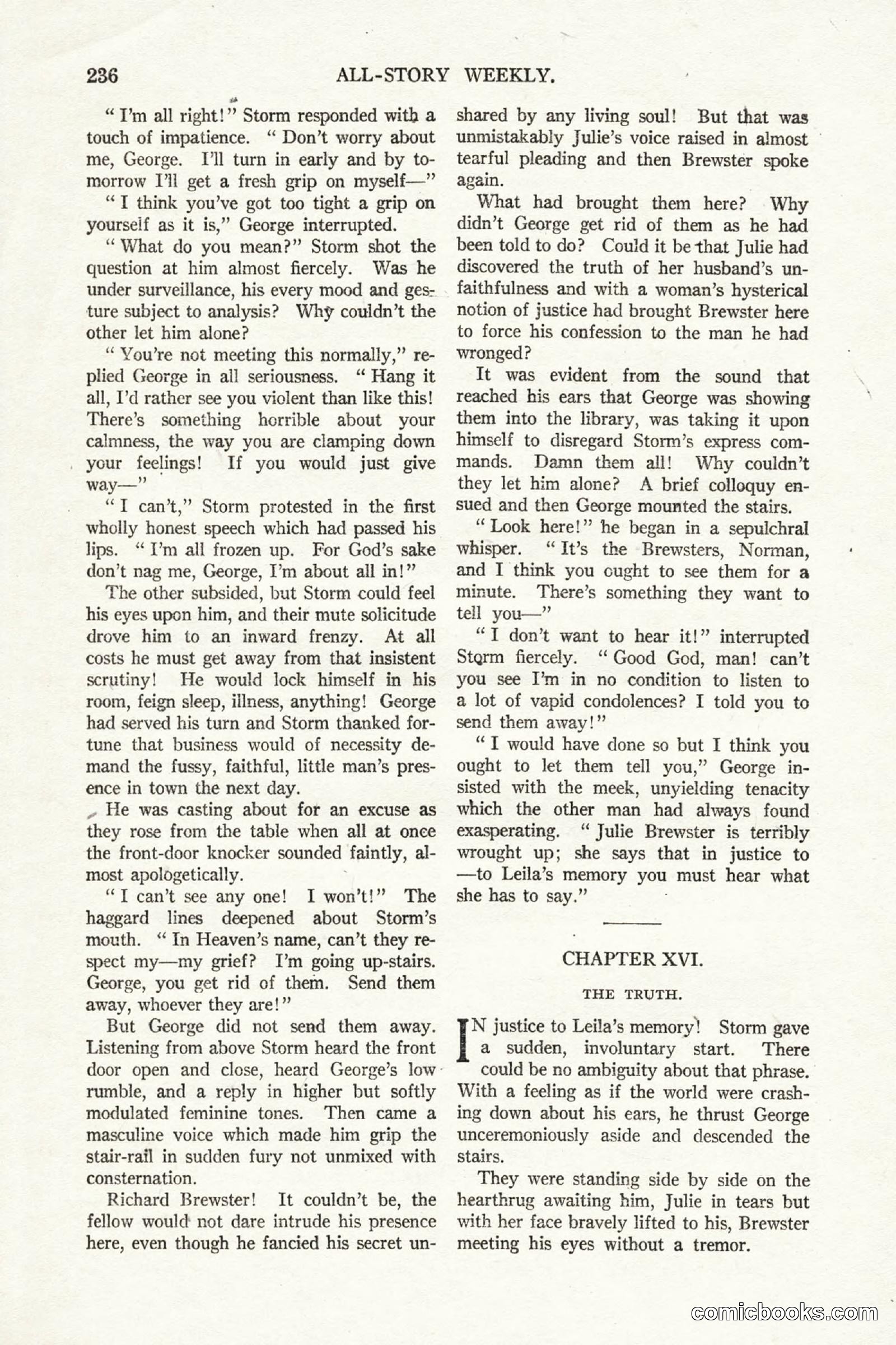 All Story Magazine, October 4, 1919 — page 74 of 208
