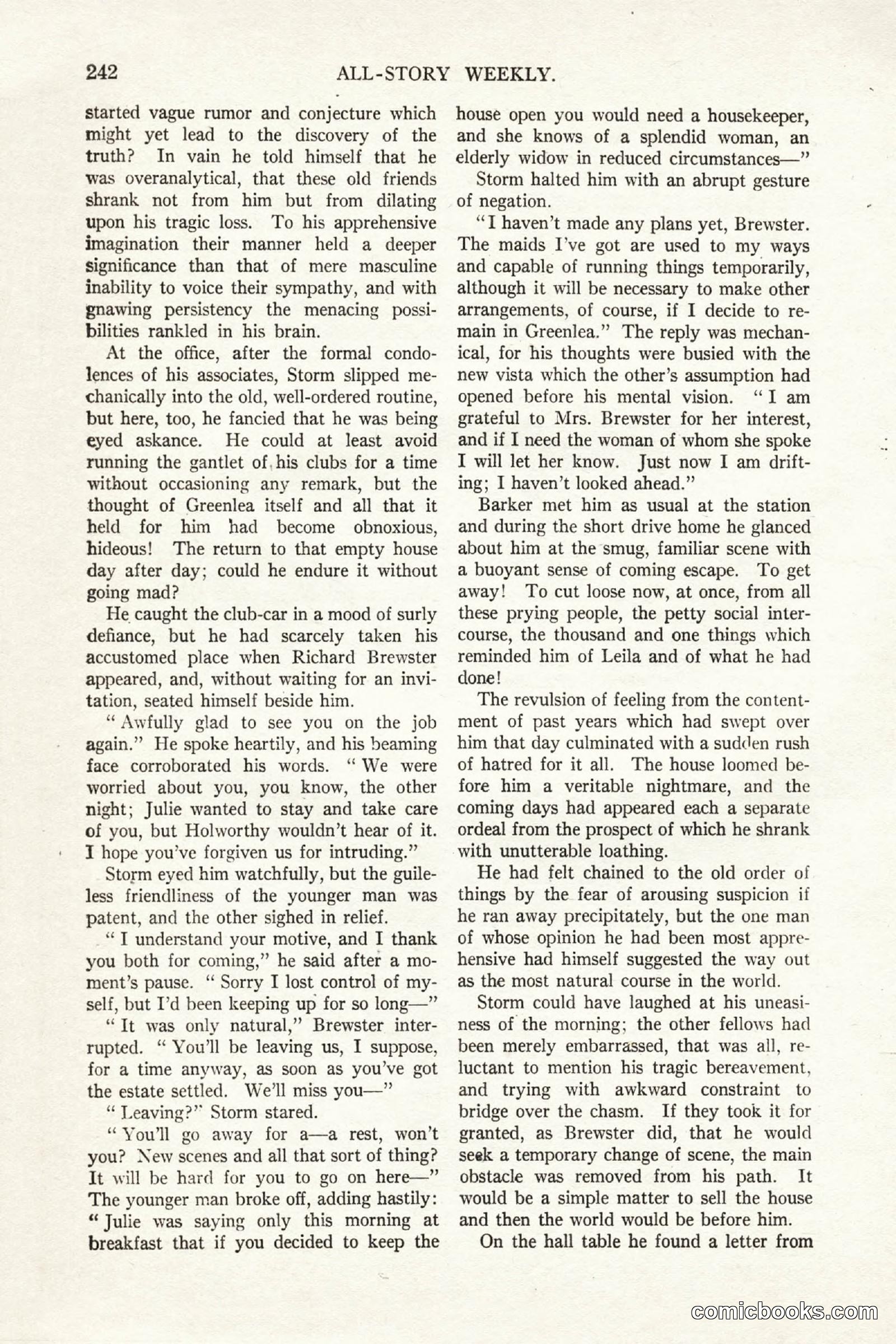 All Story Magazine, October 4, 1919 — page 80 of 208