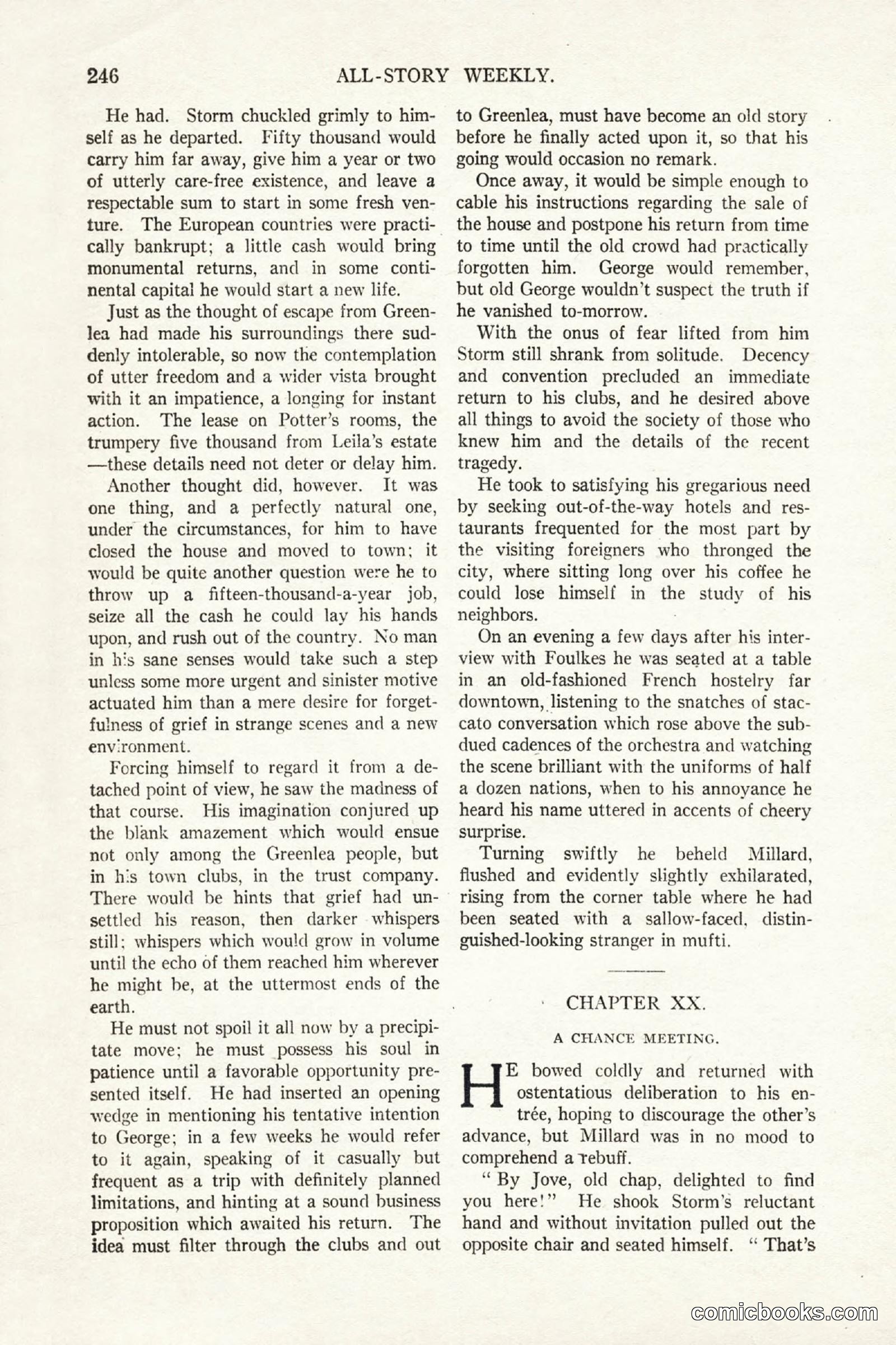 All Story Magazine, October 4, 1919 — page 84 of 208