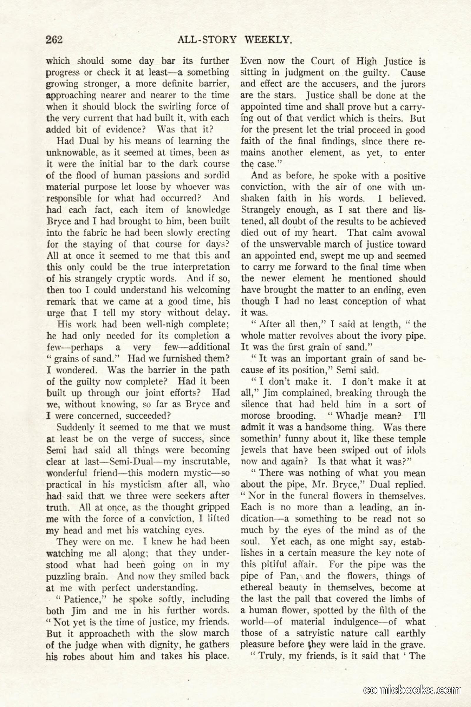 All Story Magazine, October 4, 1919 — page 100 of 208