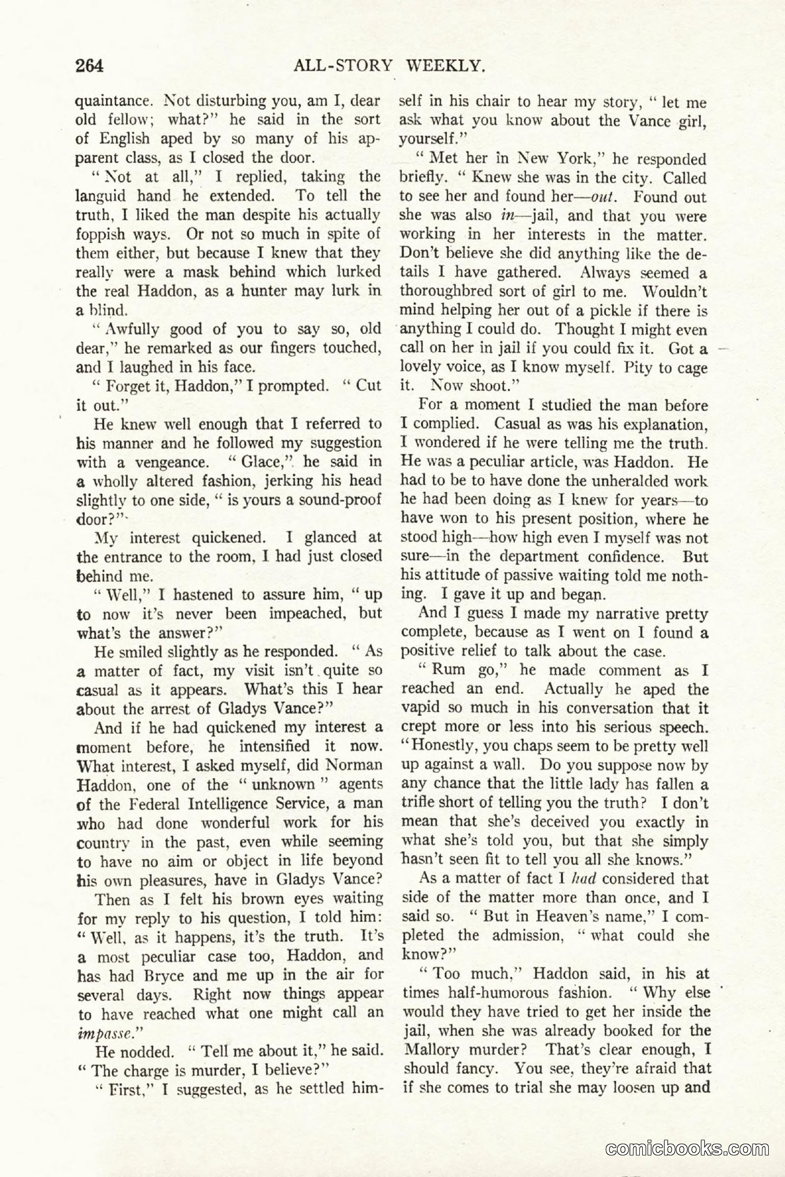 All Story Magazine, October 4, 1919 — page 102 of 208