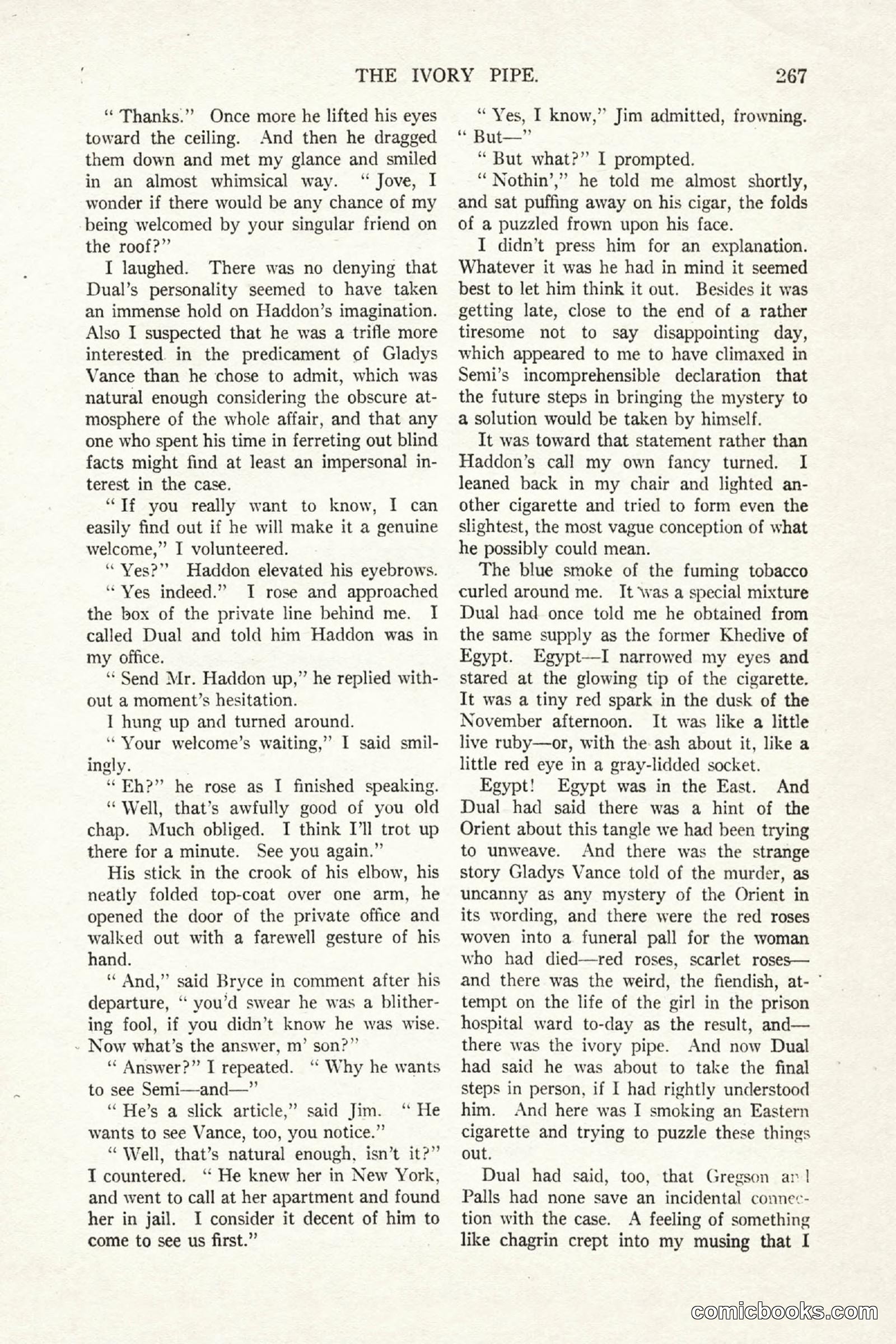 All Story Magazine, October 4, 1919 — page 105 of 208