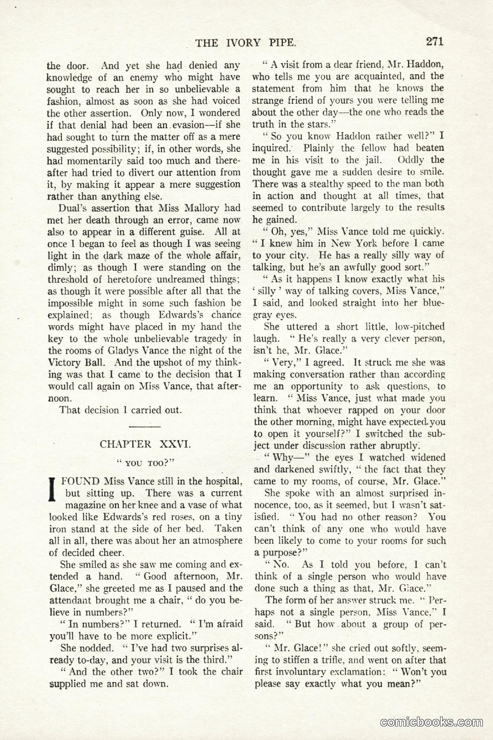 All Story Magazine, October 4, 1919 — page 109 of 208