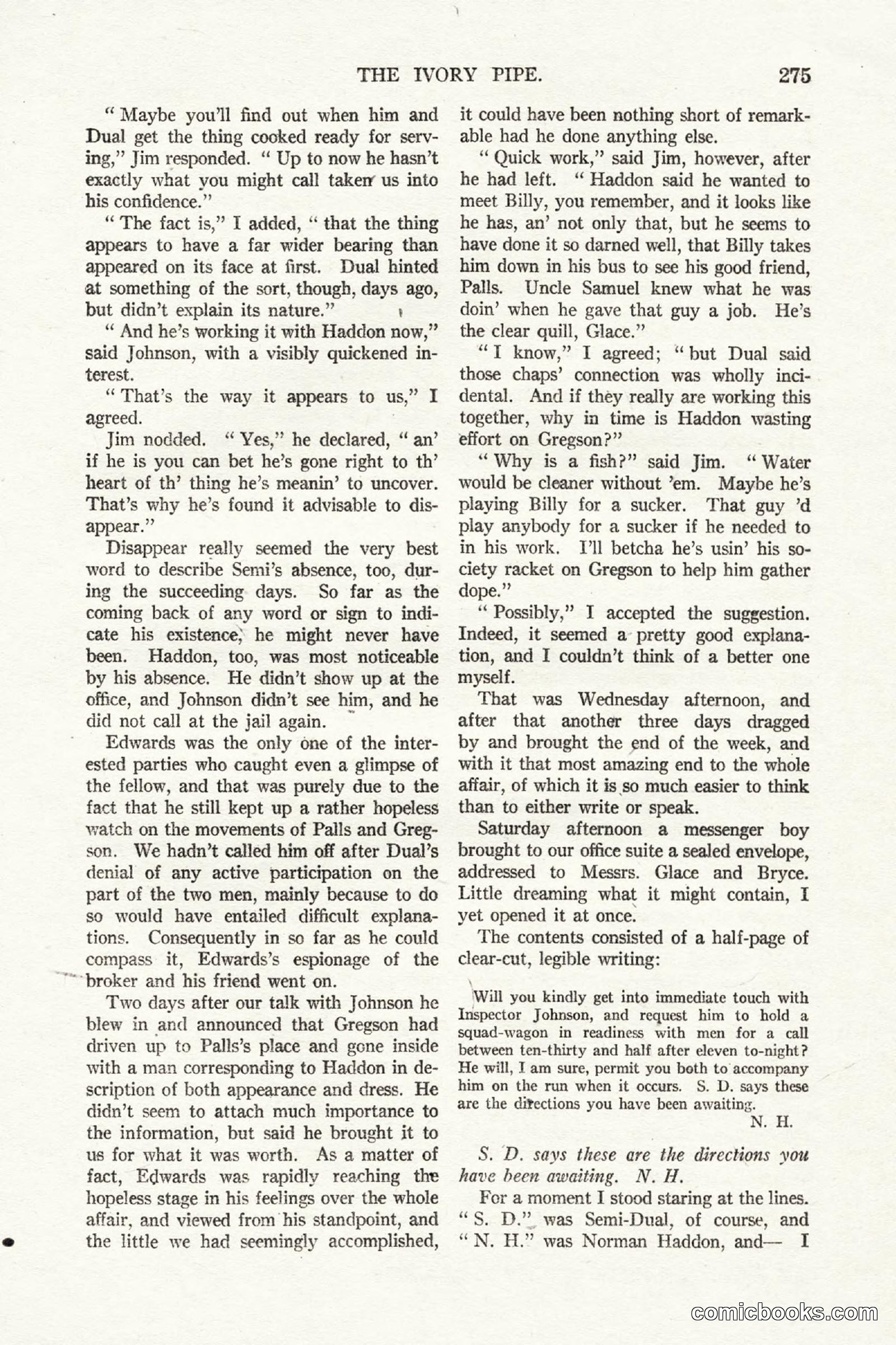 All Story Magazine, October 4, 1919 — page 113 of 208