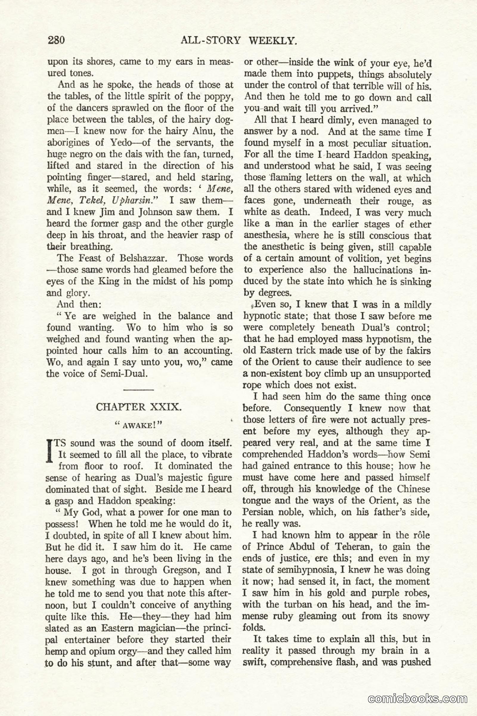 All Story Magazine, October 4, 1919 — page 118 of 208