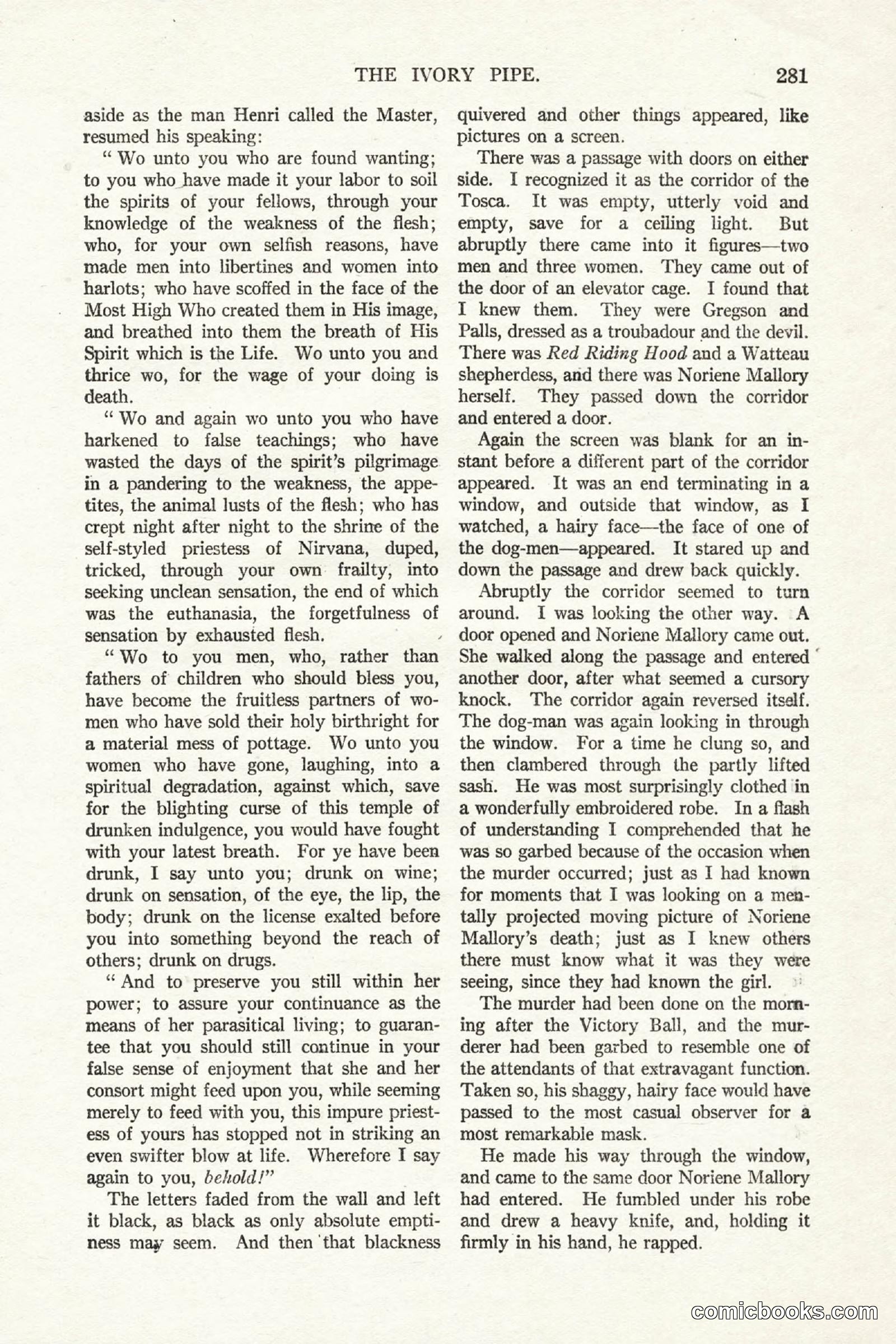 All Story Magazine, October 4, 1919 — page 119 of 208