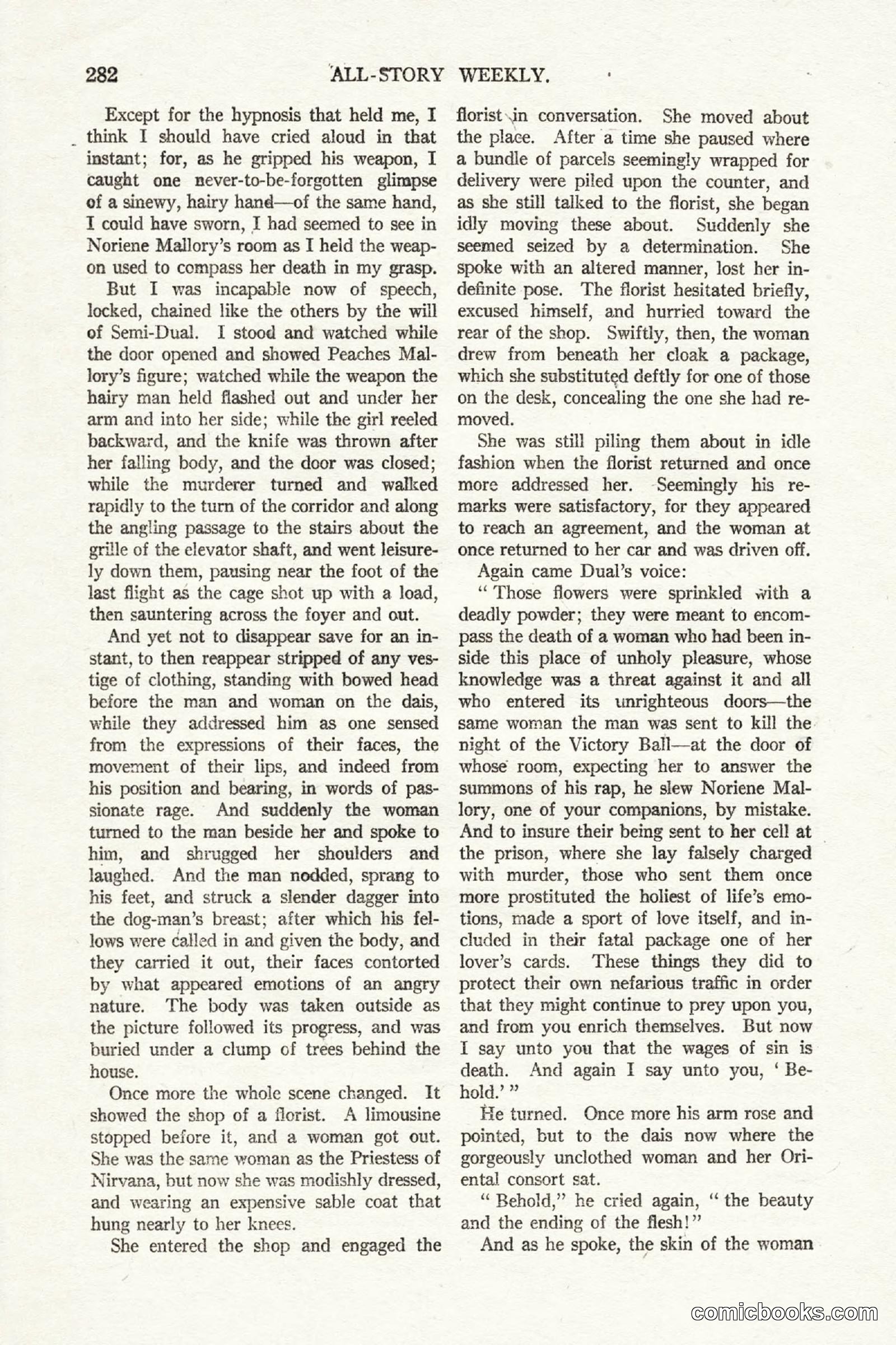 All Story Magazine, October 4, 1919 — page 120 of 208