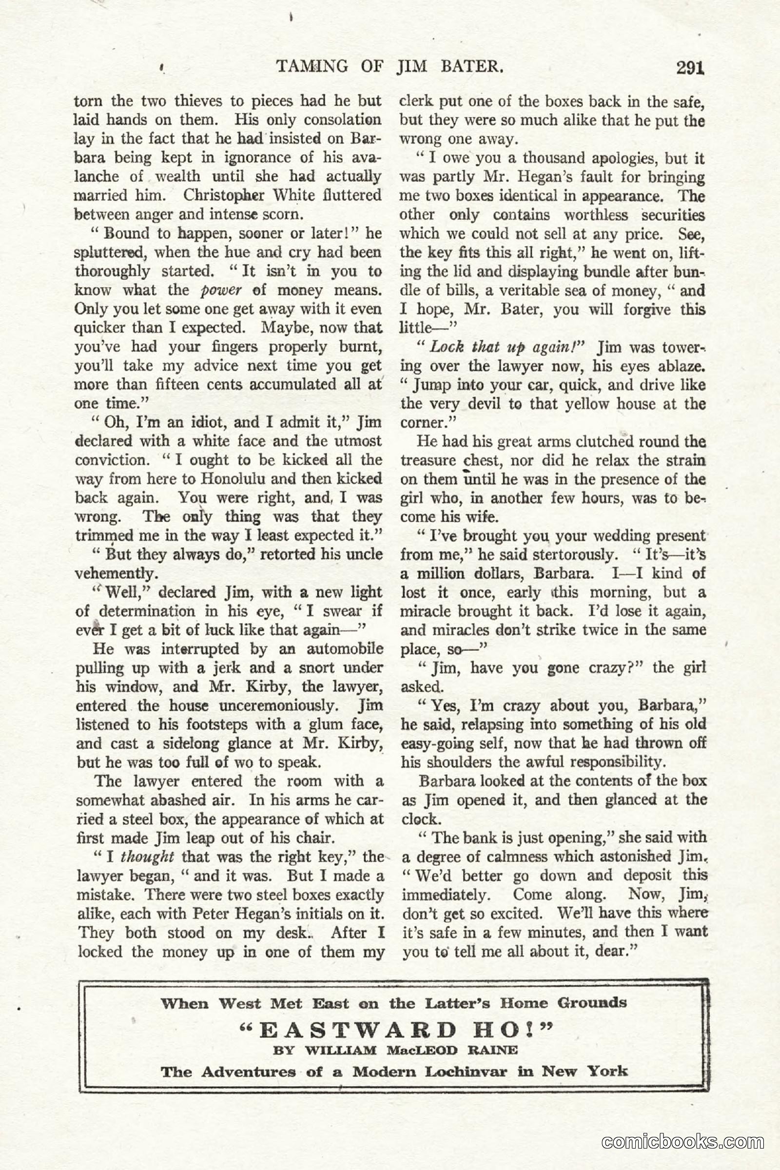 All Story Magazine, October 4, 1919 — page 129 of 208