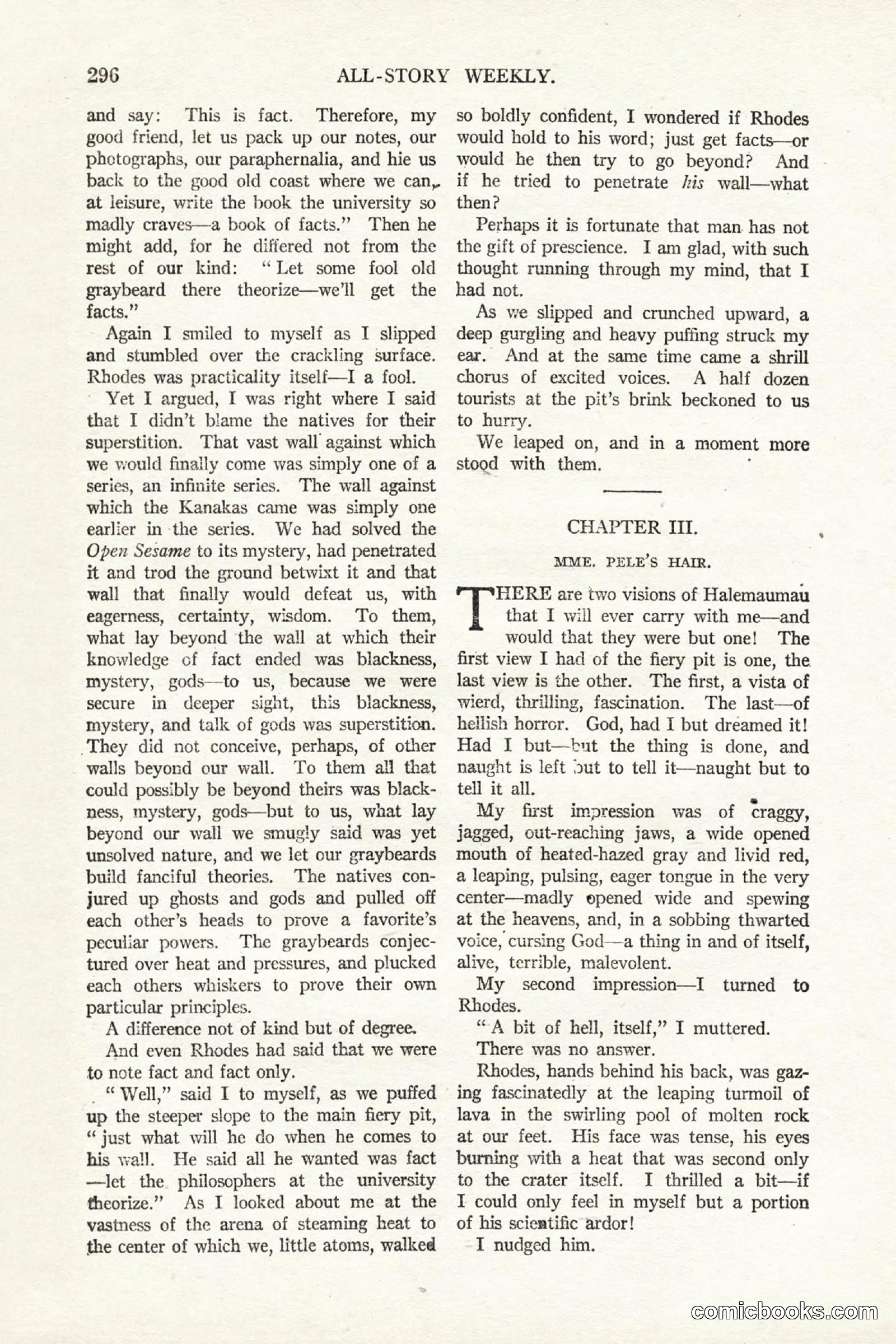 All Story Magazine, October 4, 1919 — page 134 of 208