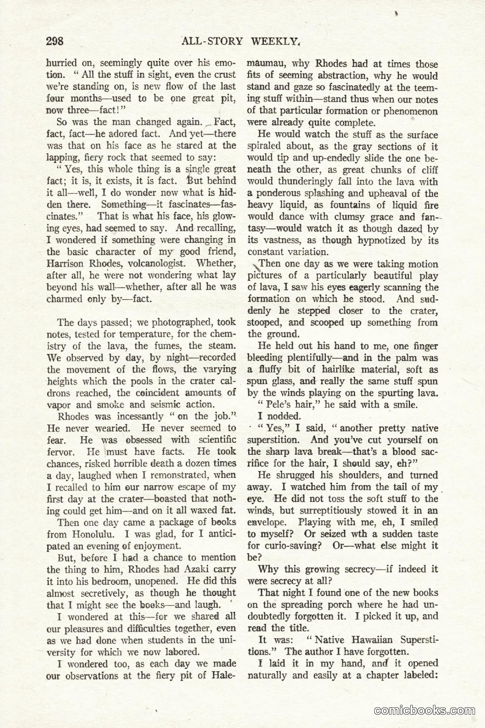 All Story Magazine, October 4, 1919 — page 136 of 208