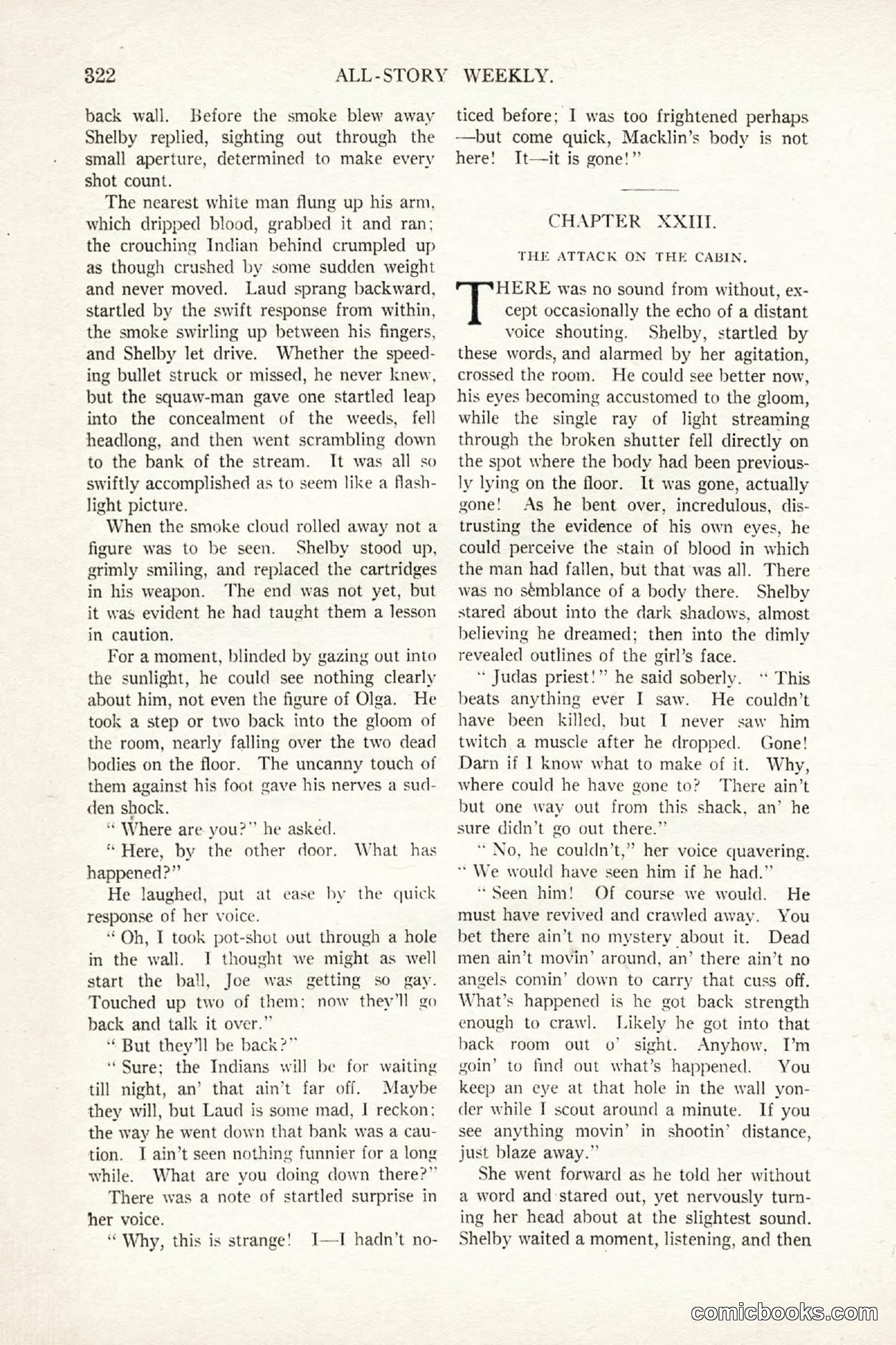All Story Magazine, October 4, 1919 — page 160 of 208