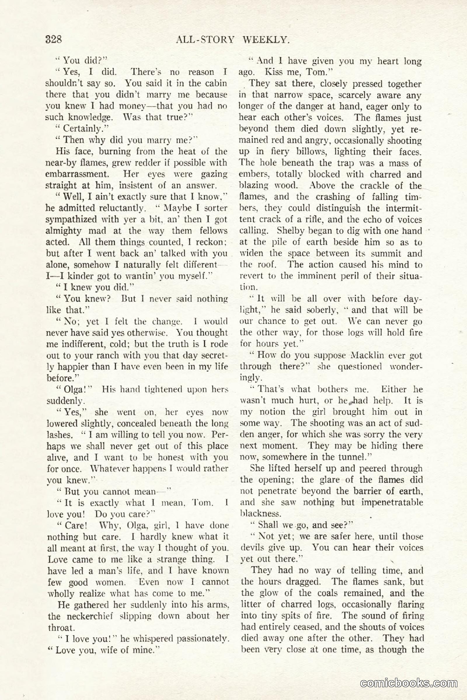 All Story Magazine, October 4, 1919 — page 166 of 208