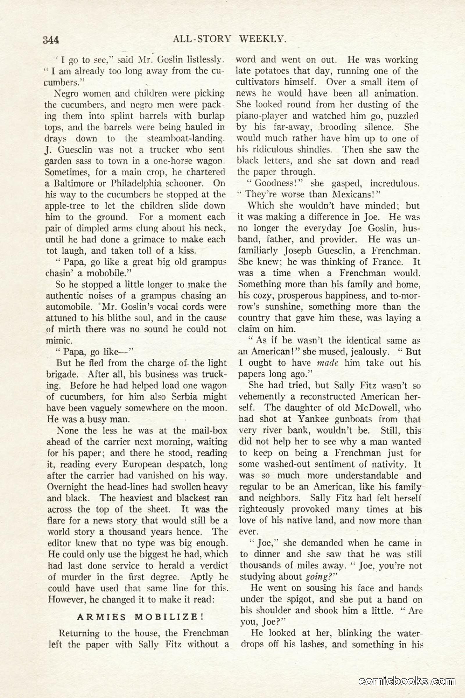 All Story Magazine, October 4, 1919 — page 182 of 208