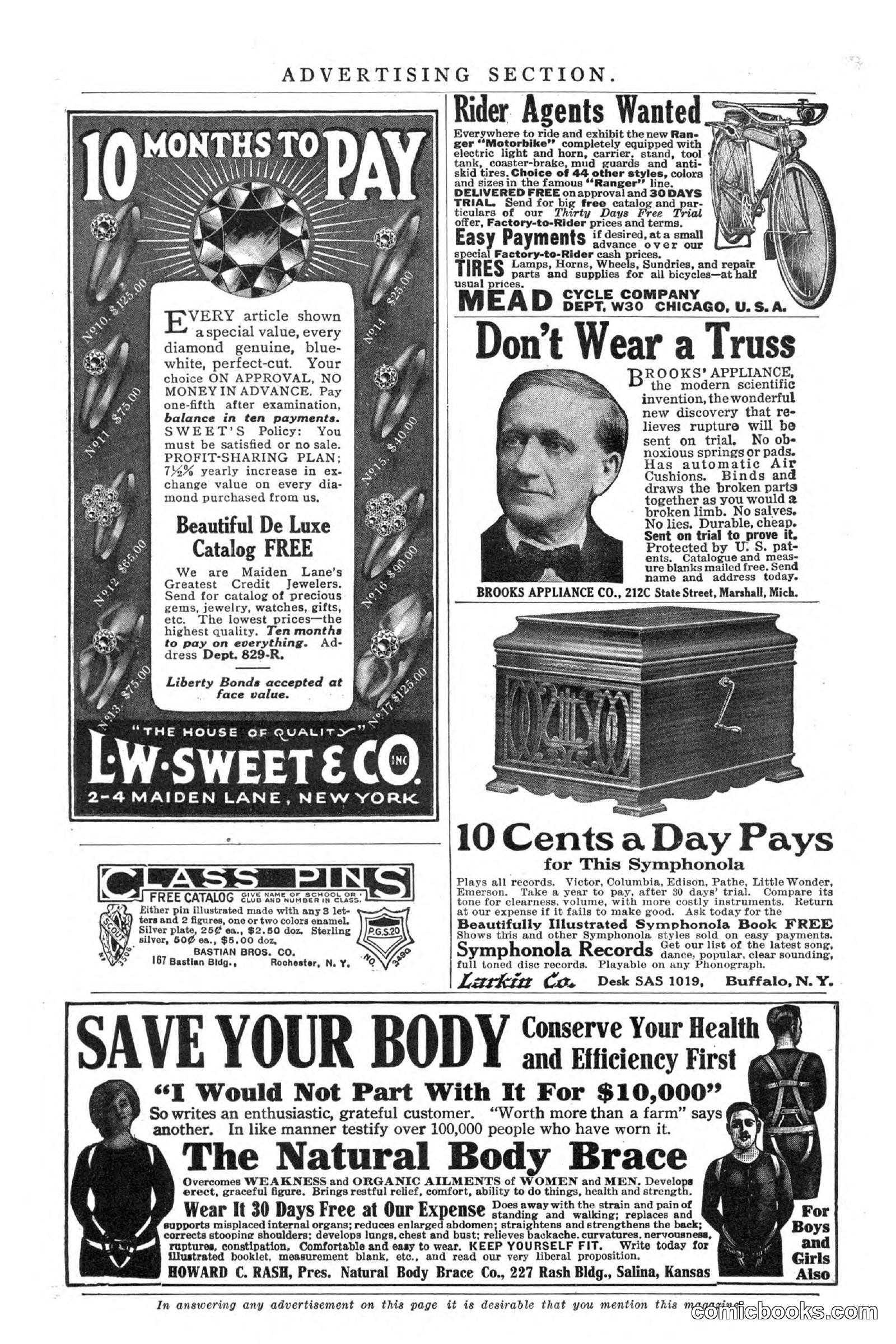 All Story Magazine, October 4, 1919 — page 200 of 208