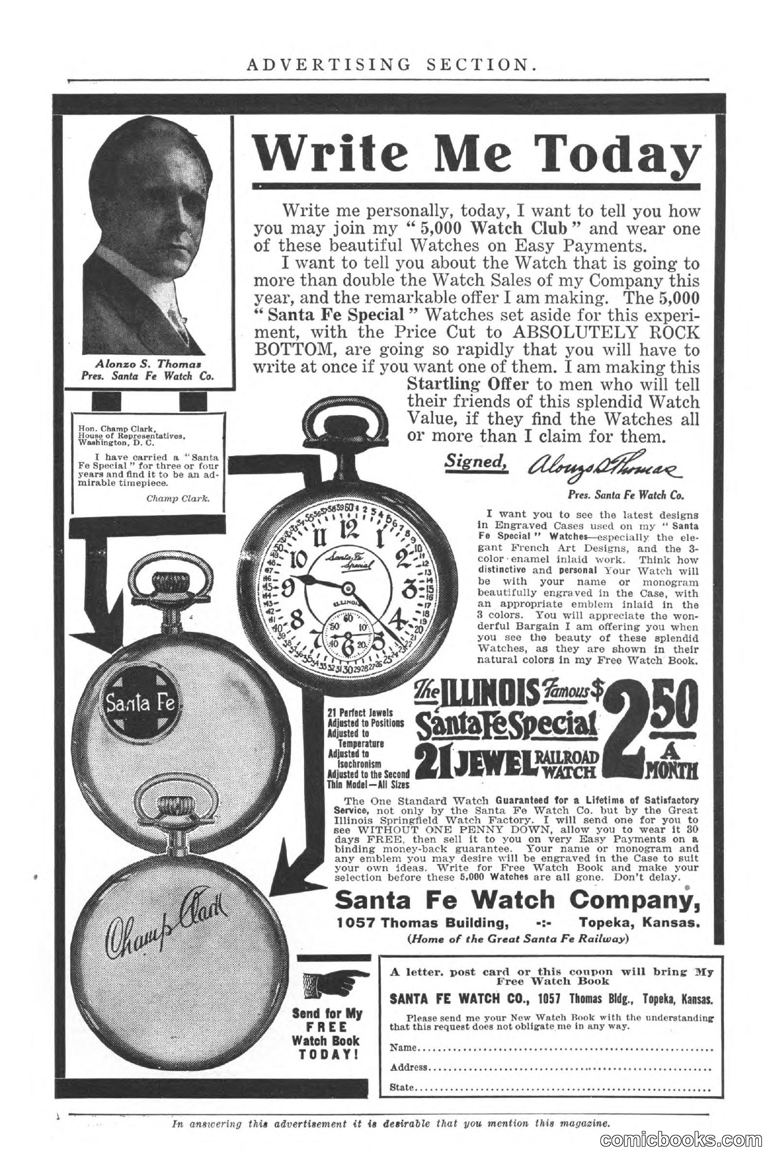 All Story Magazine, October 4, 1919 — page 203 of 208