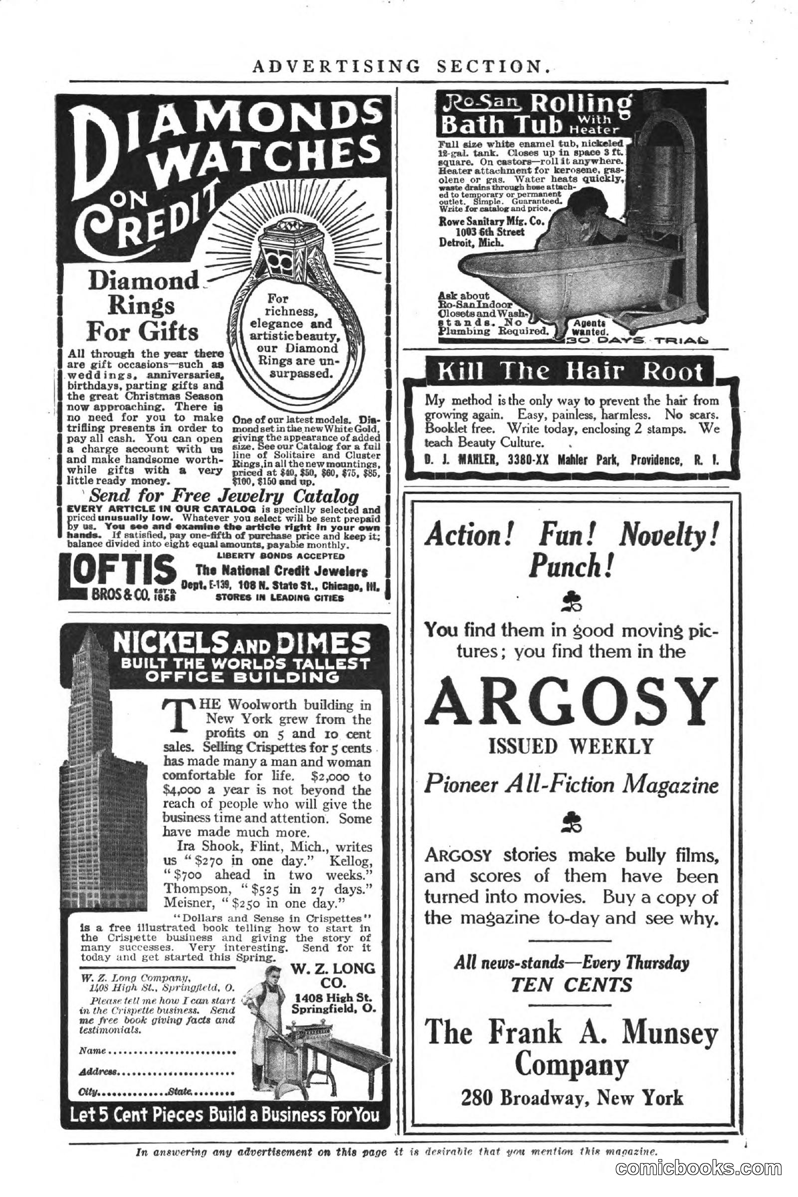 All Story Magazine, October 4, 1919 — page 204 of 208