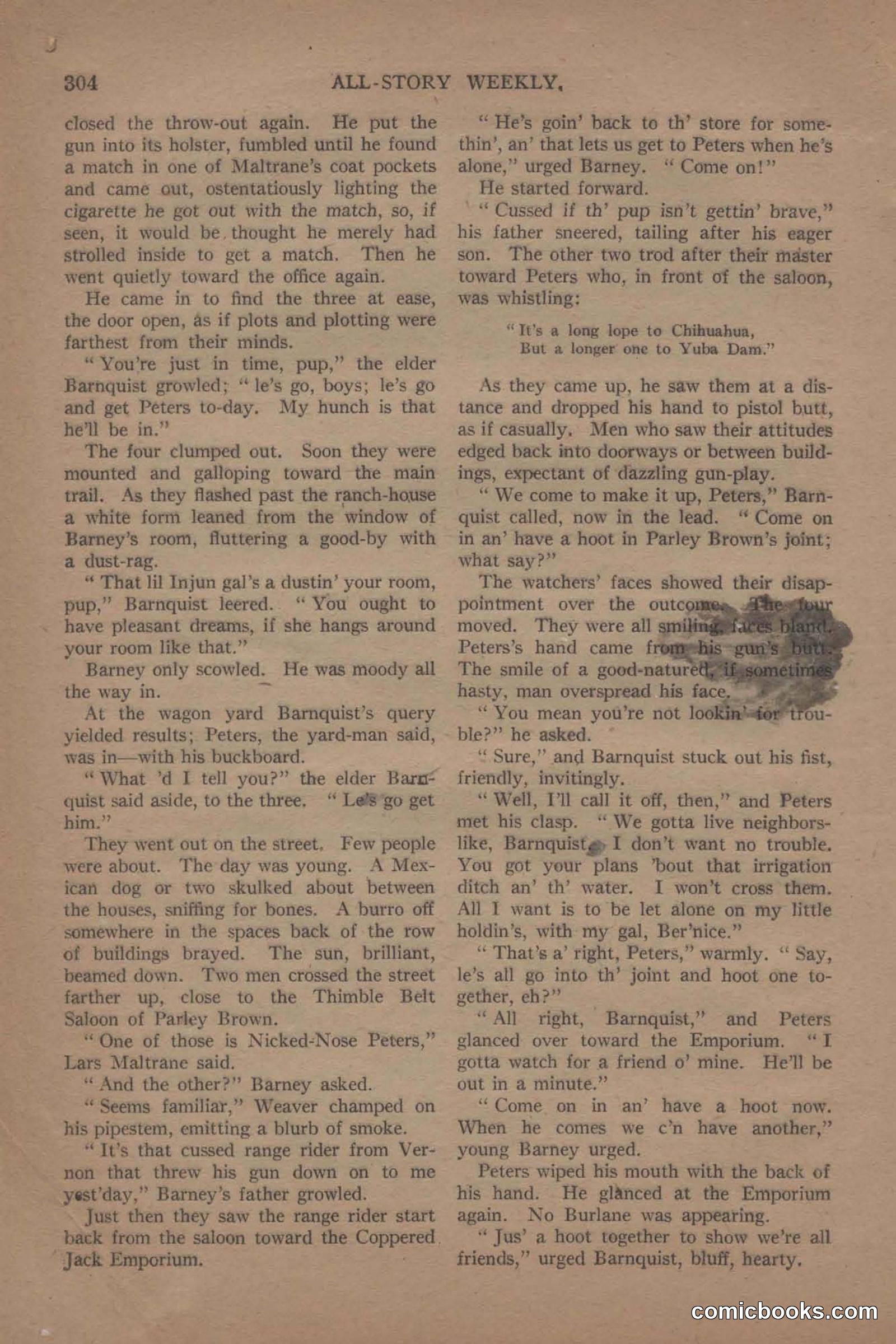 All Story Magazine, June 19, 1920 — page 26 of 155
