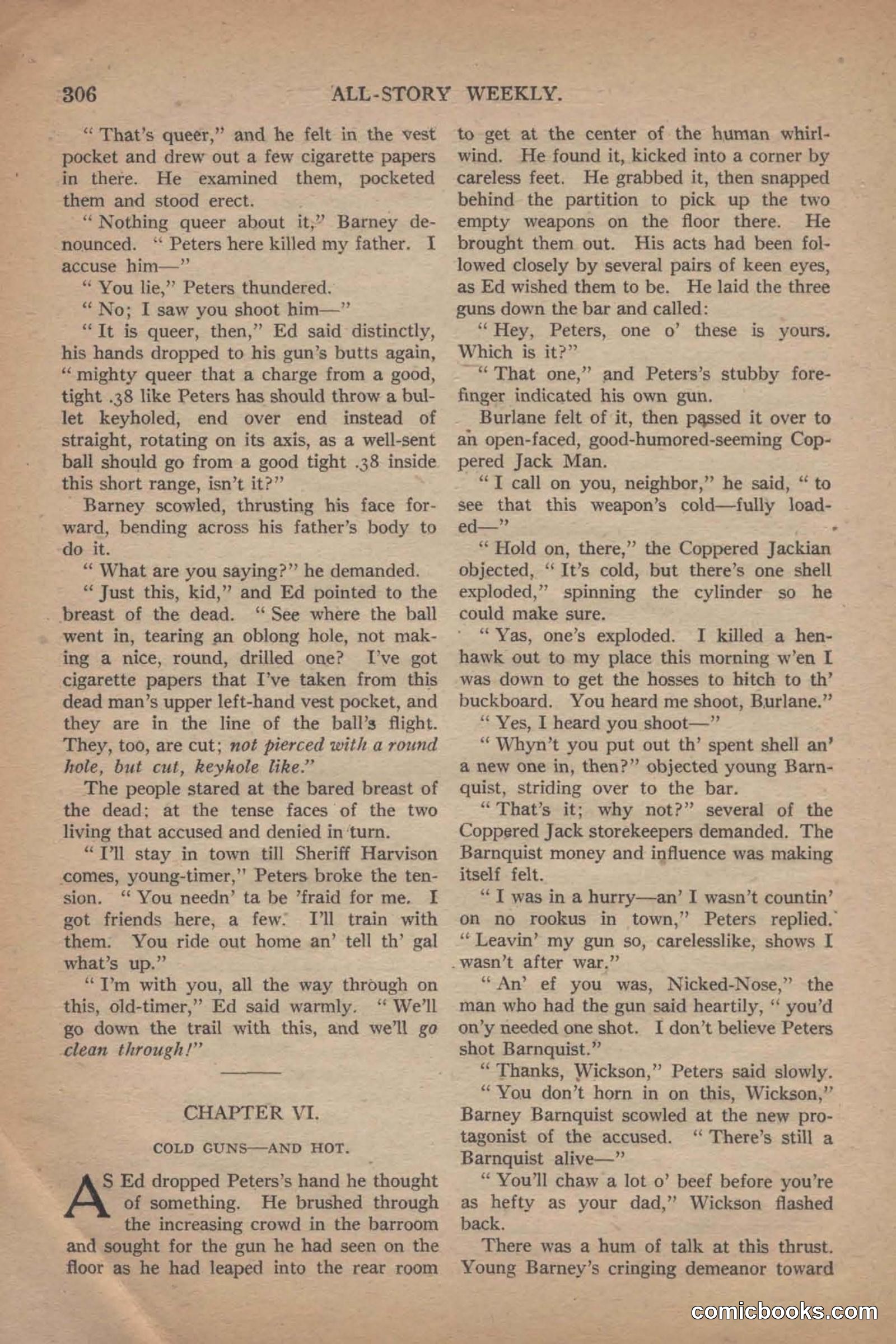 All Story Magazine, June 19, 1920 — page 28 of 155