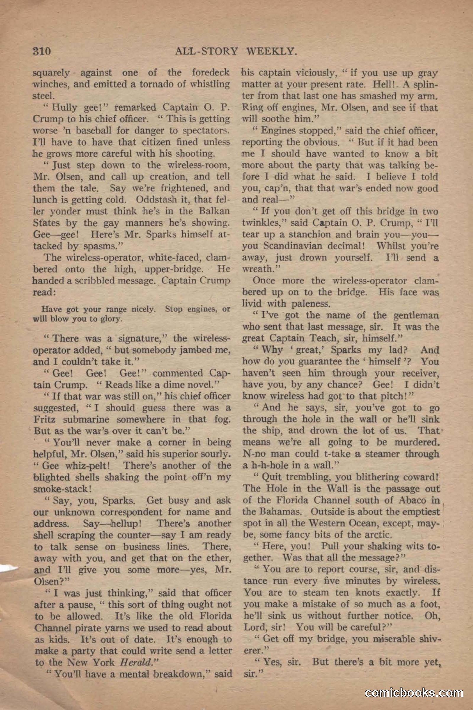 All Story Magazine, June 19, 1920 — page 32 of 155