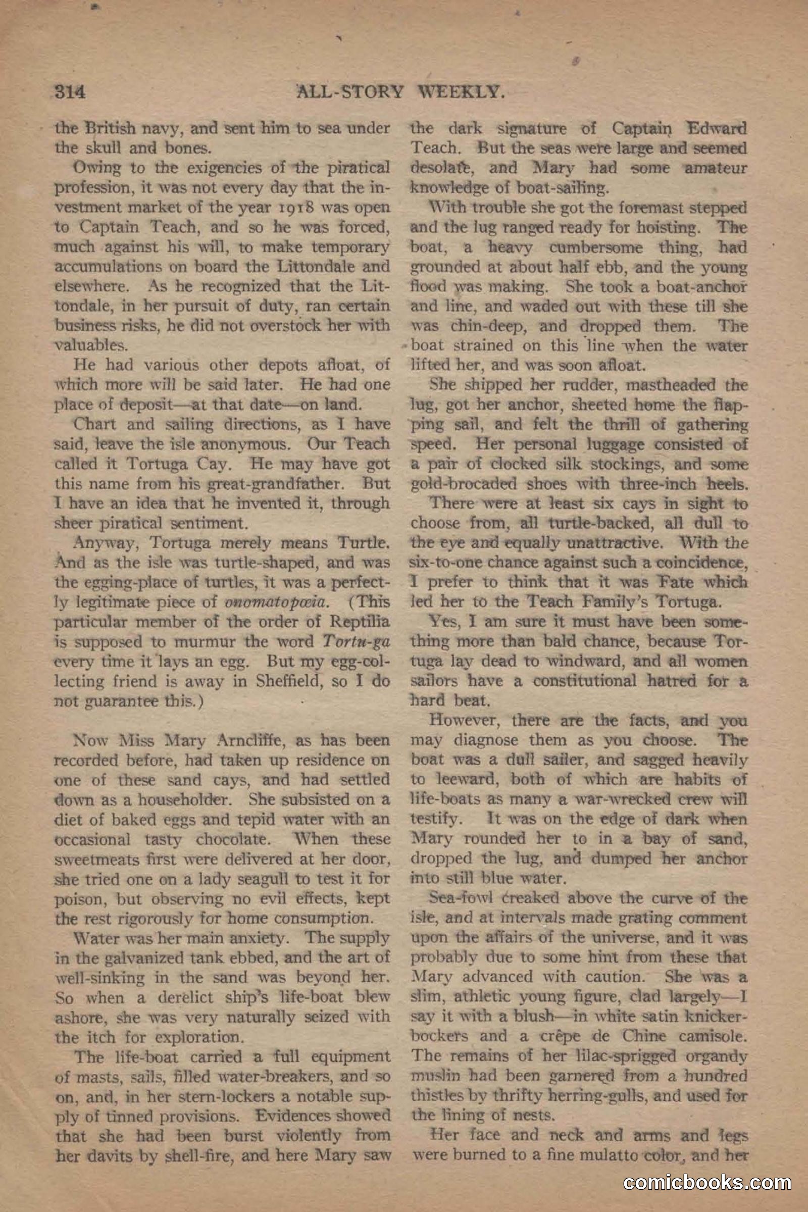 All Story Magazine, June 19, 1920 — page 36 of 155