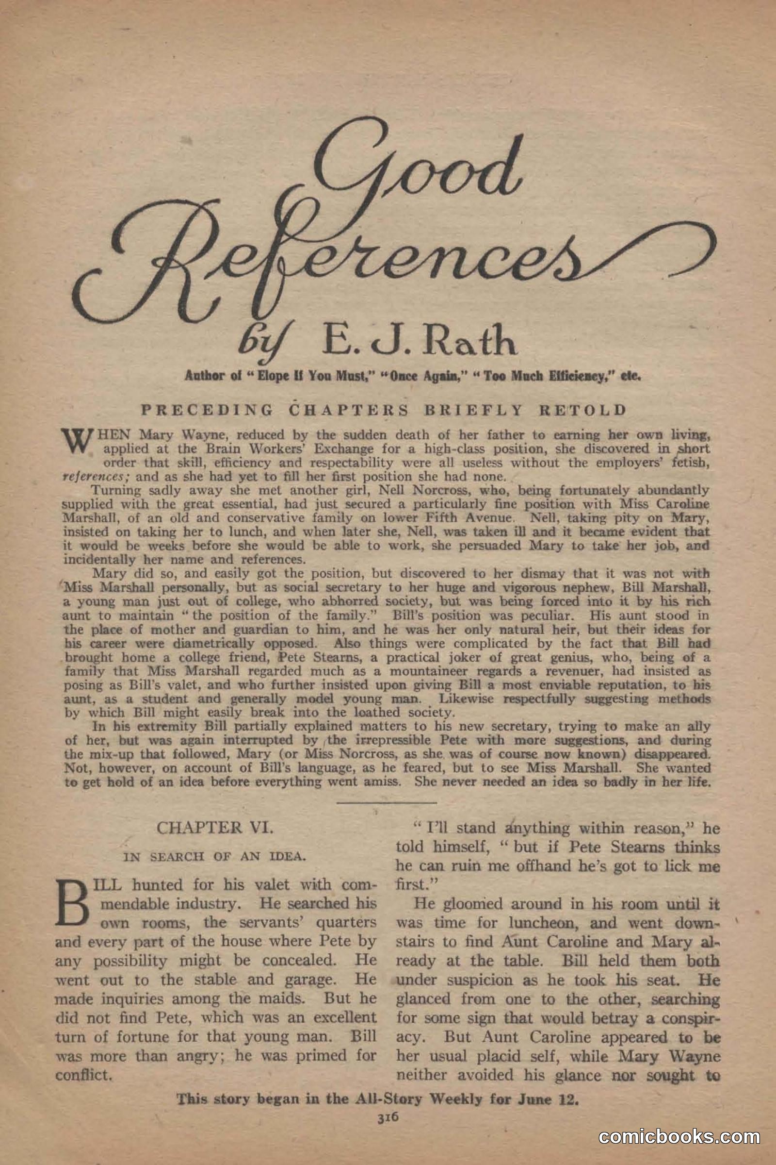 All Story Magazine, June 19, 1920 — page 38 of 155