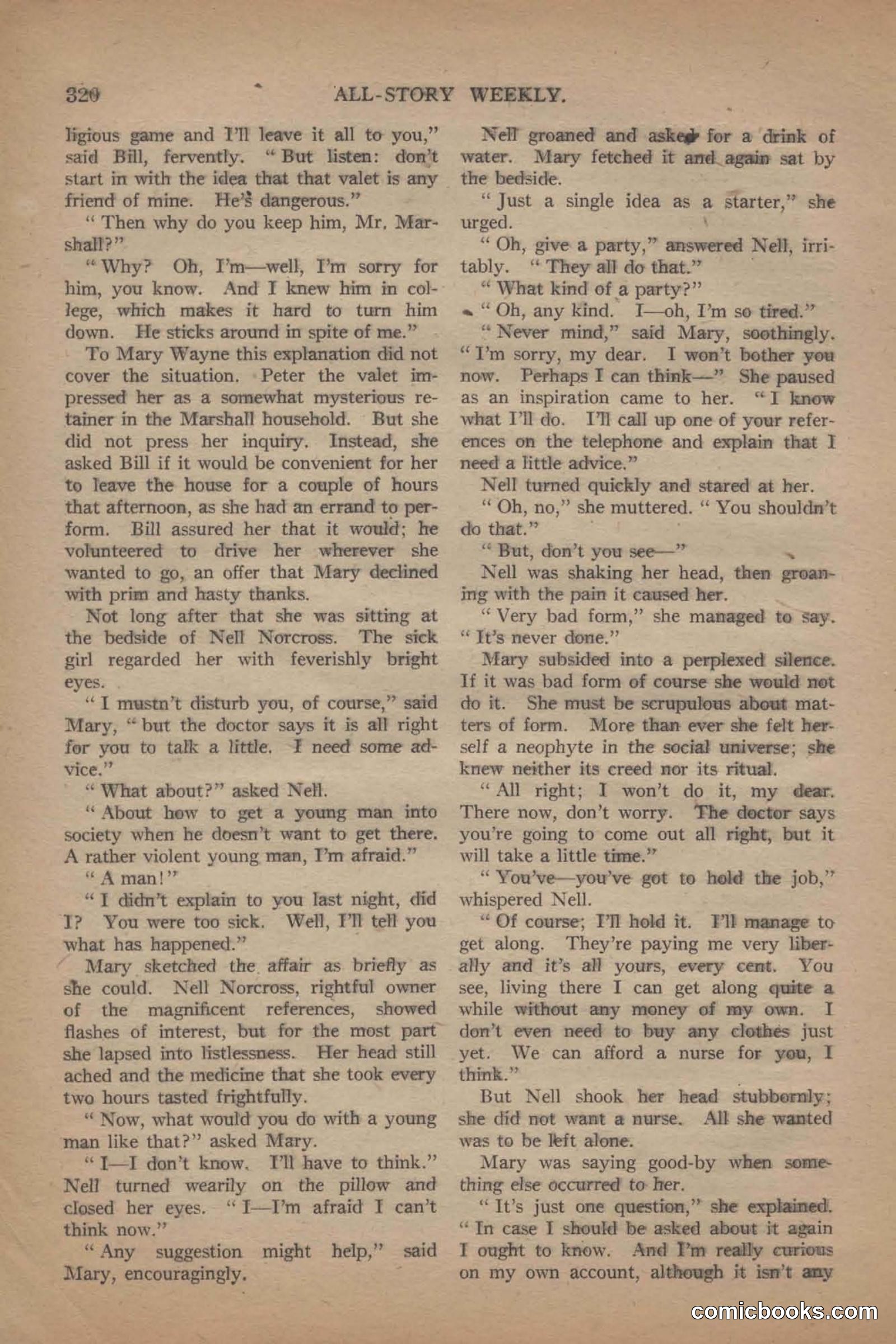 All Story Magazine, June 19, 1920 — page 42 of 155