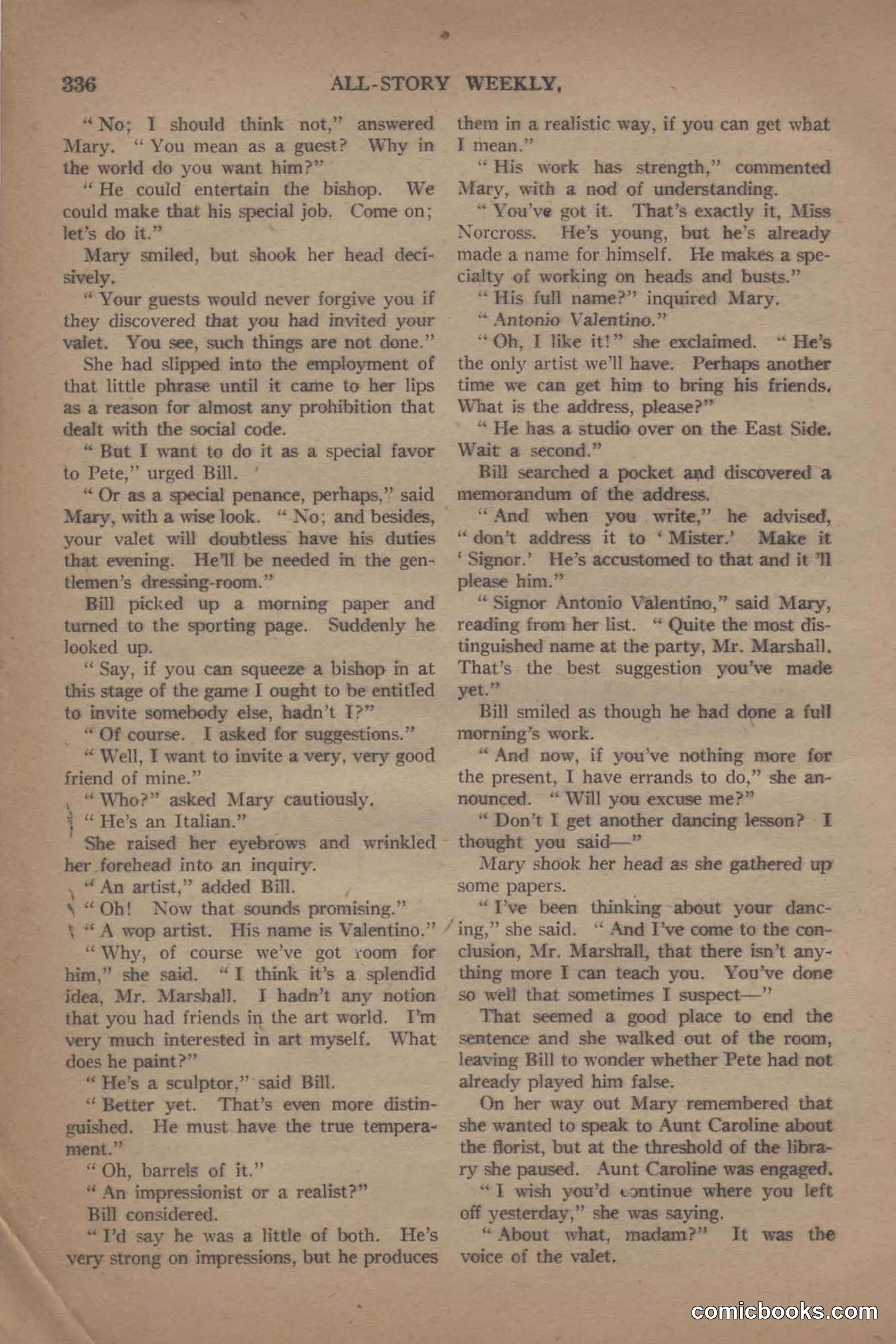 All Story Magazine, June 19, 1920 — page 58 of 155