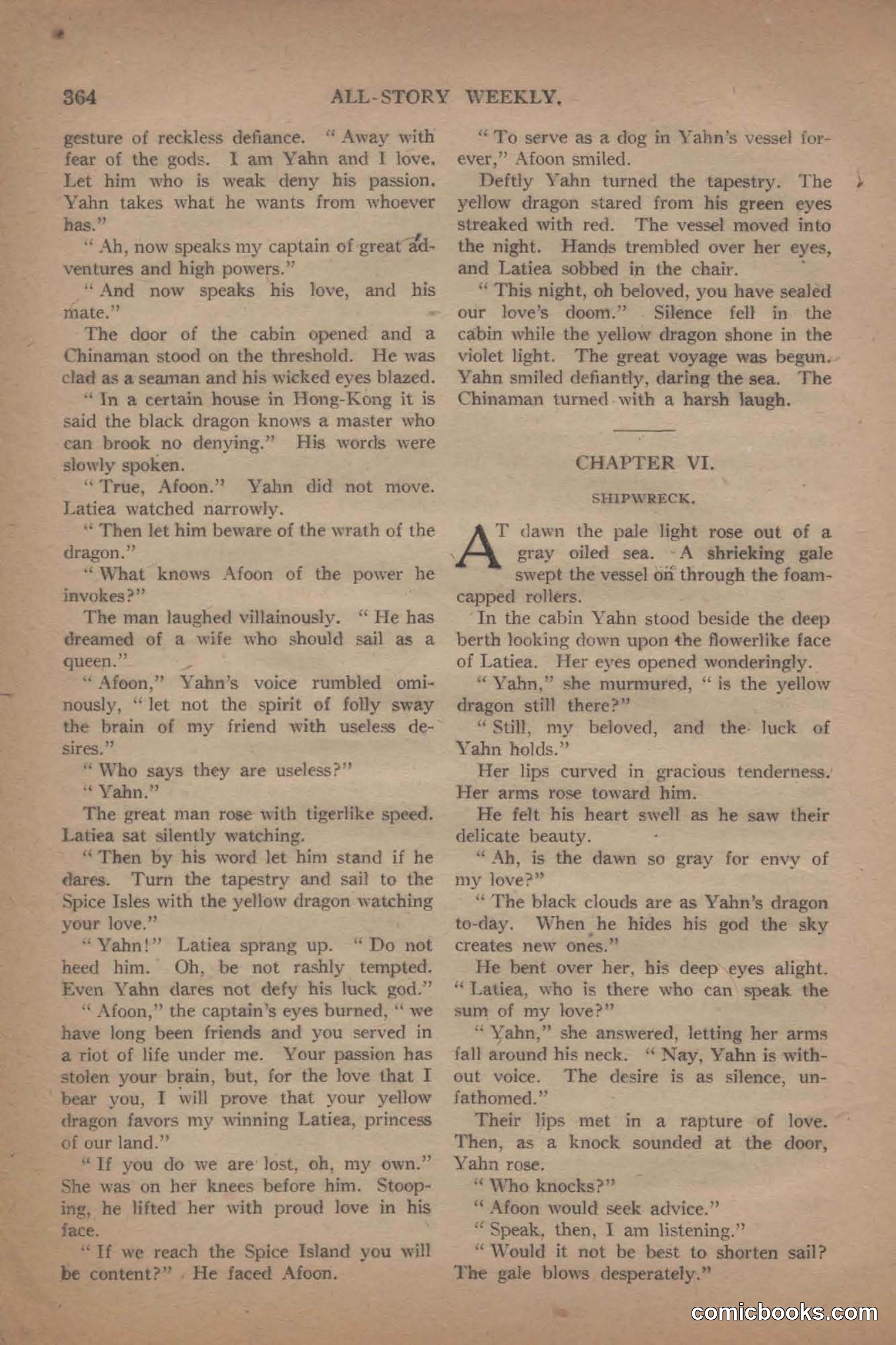 All Story Magazine, June 19, 1920 — page 86 of 155
