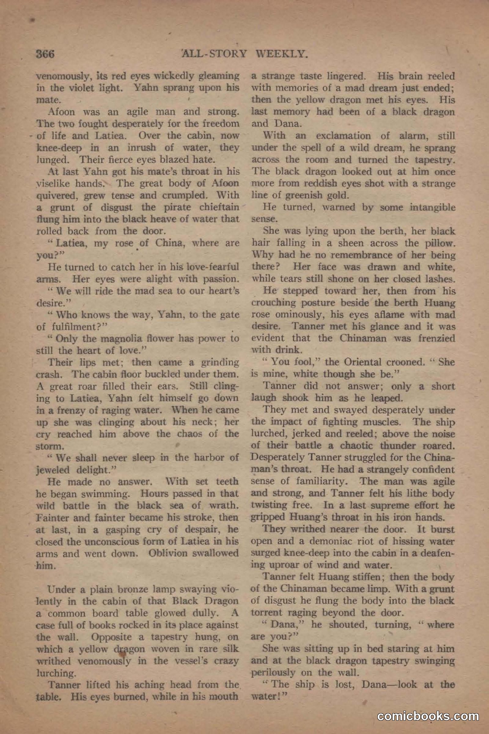 All Story Magazine, June 19, 1920 — page 88 of 155