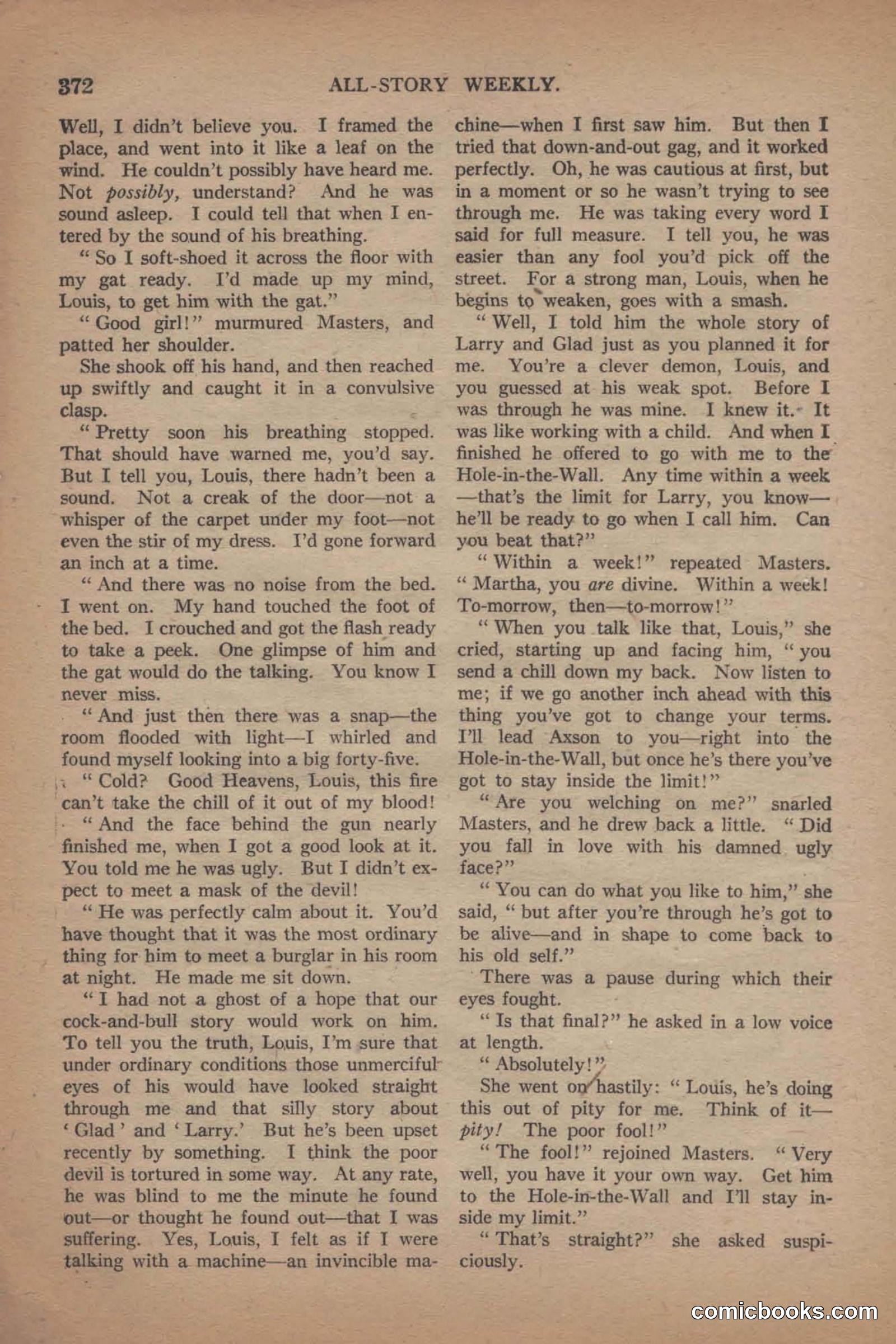 All Story Magazine, June 19, 1920 — page 94 of 155