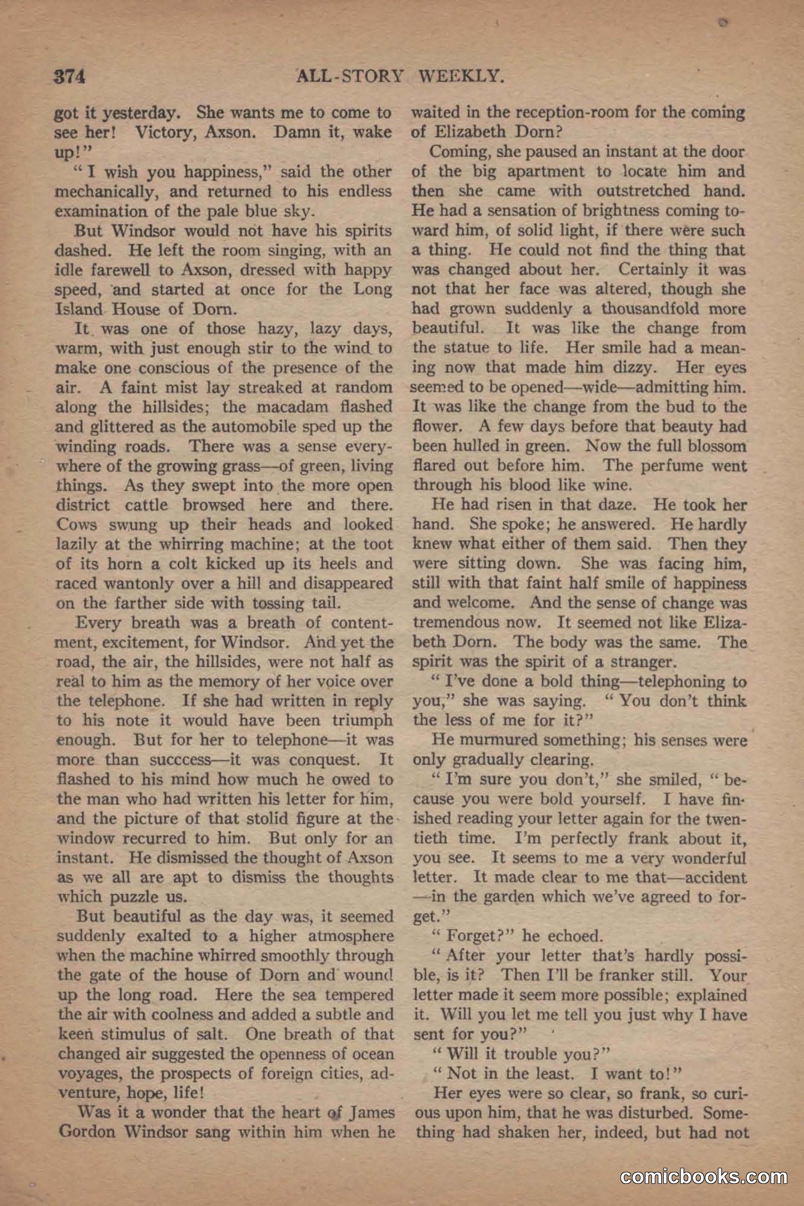 All Story Magazine, June 19, 1920 — page 96 of 155