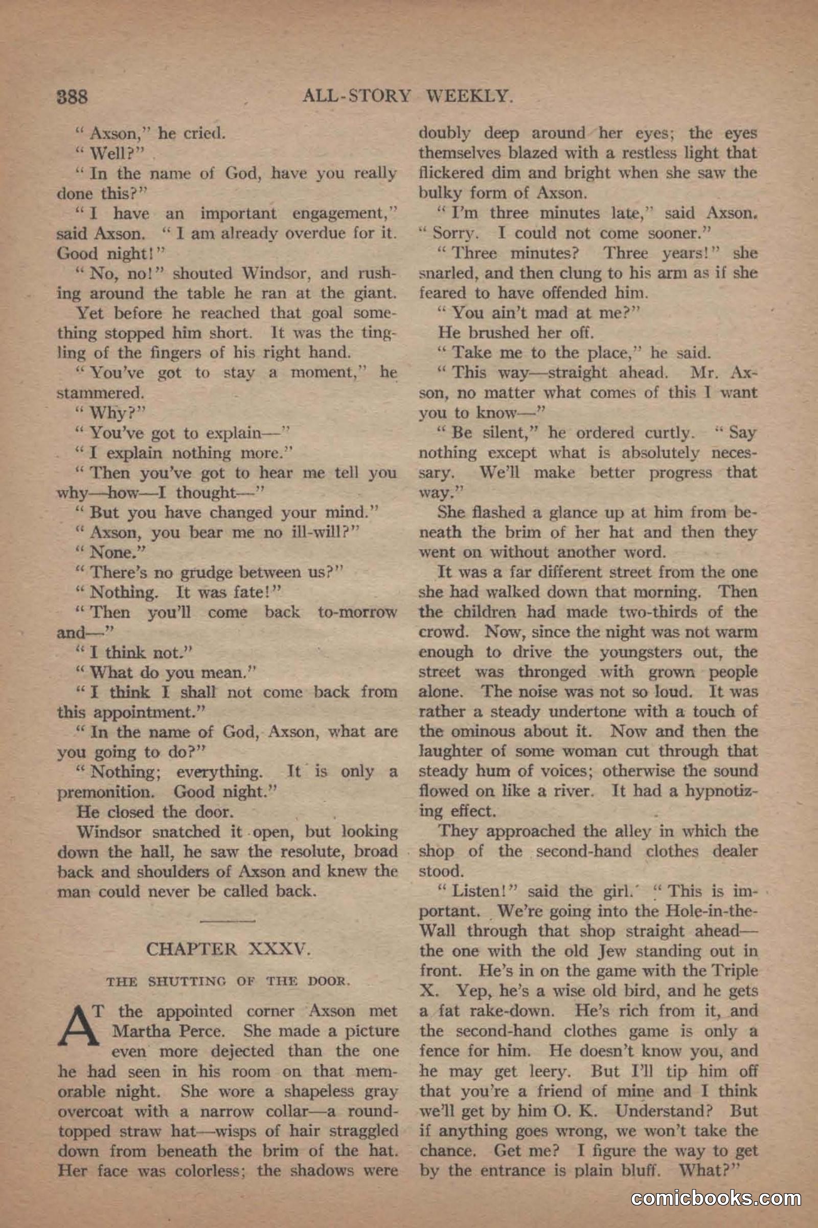 All Story Magazine, June 19, 1920 — page 110 of 155
