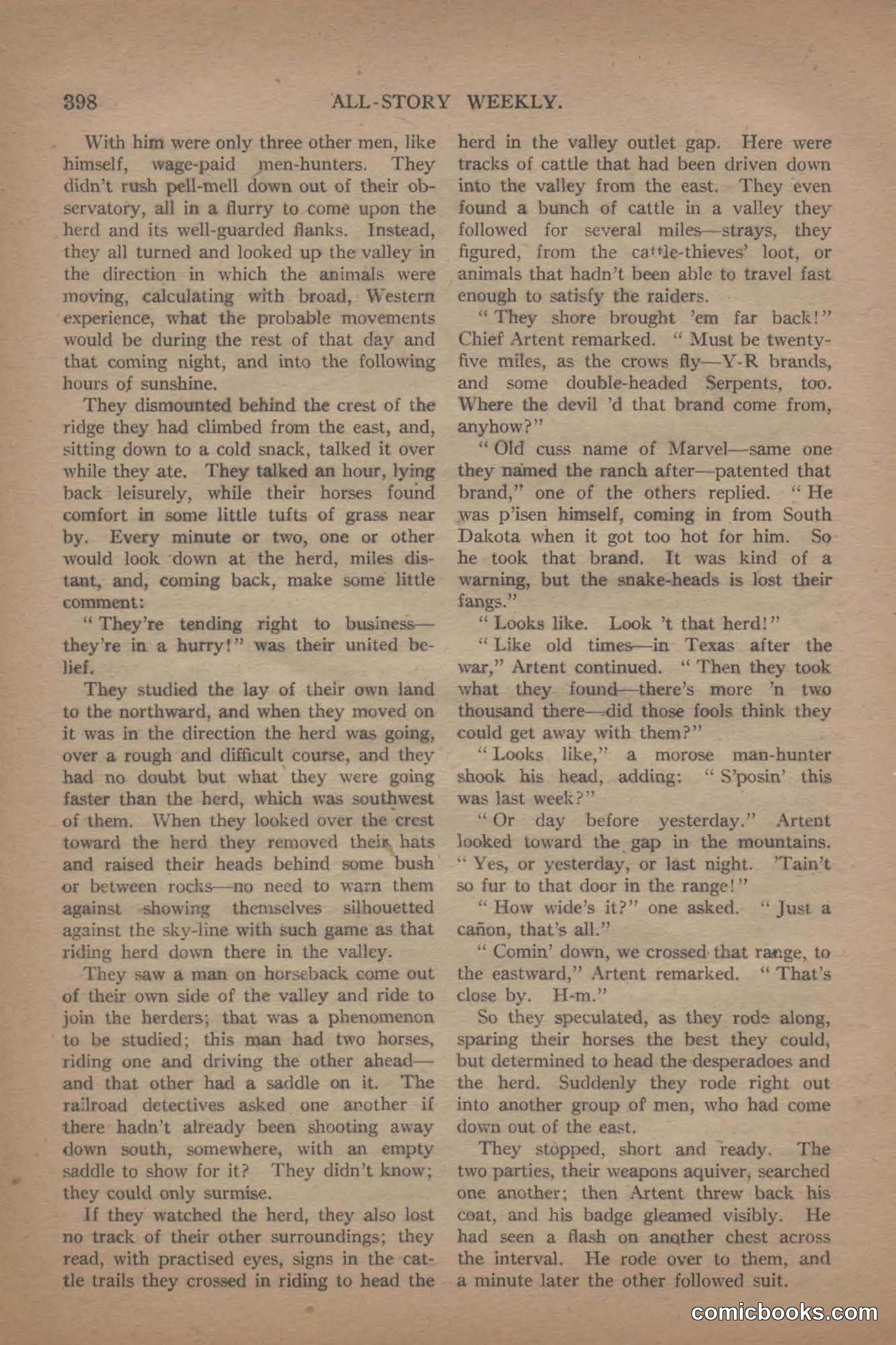 All Story Magazine, June 19, 1920 — page 120 of 155