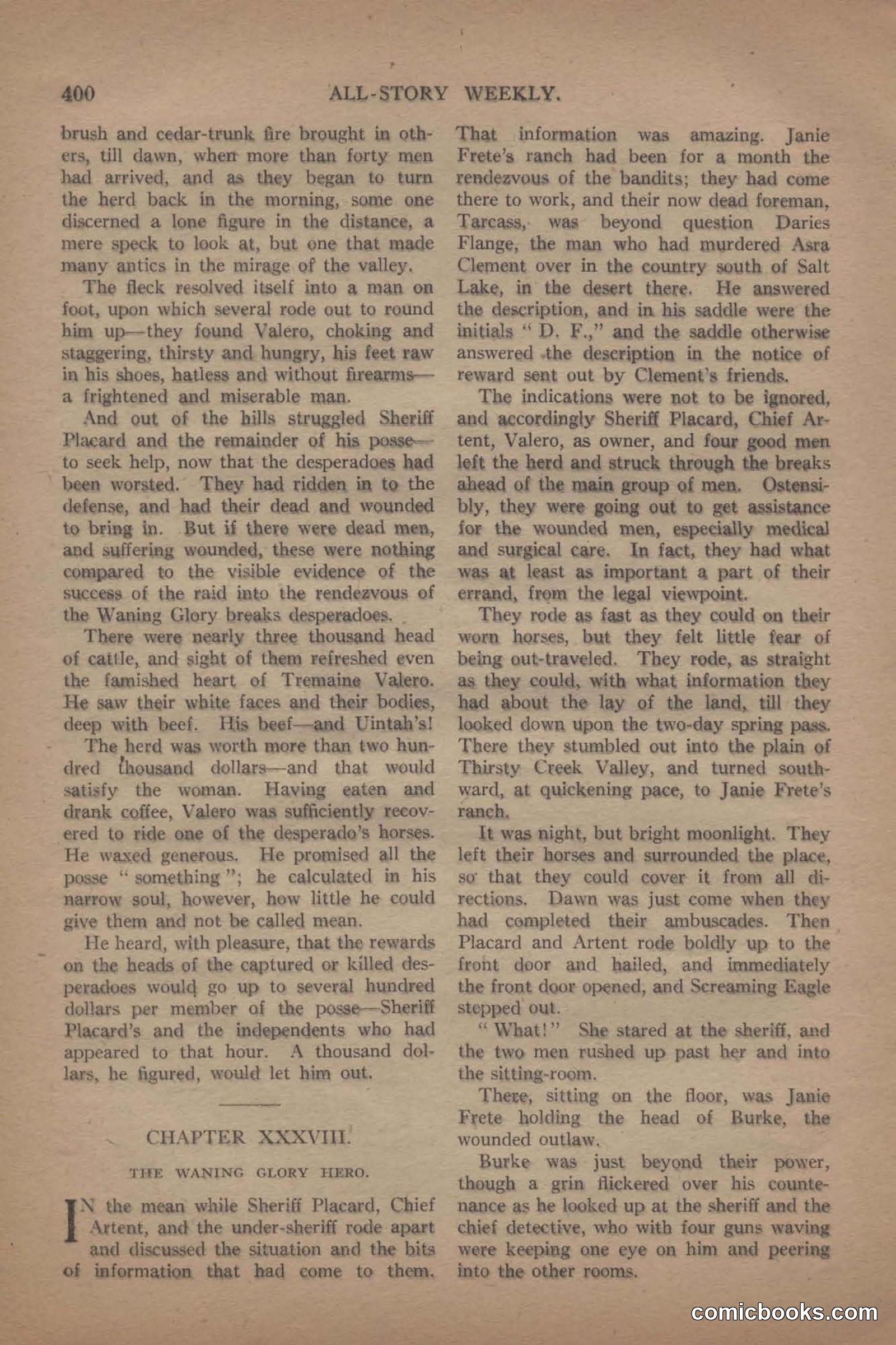 All Story Magazine, June 19, 1920 — page 122 of 155