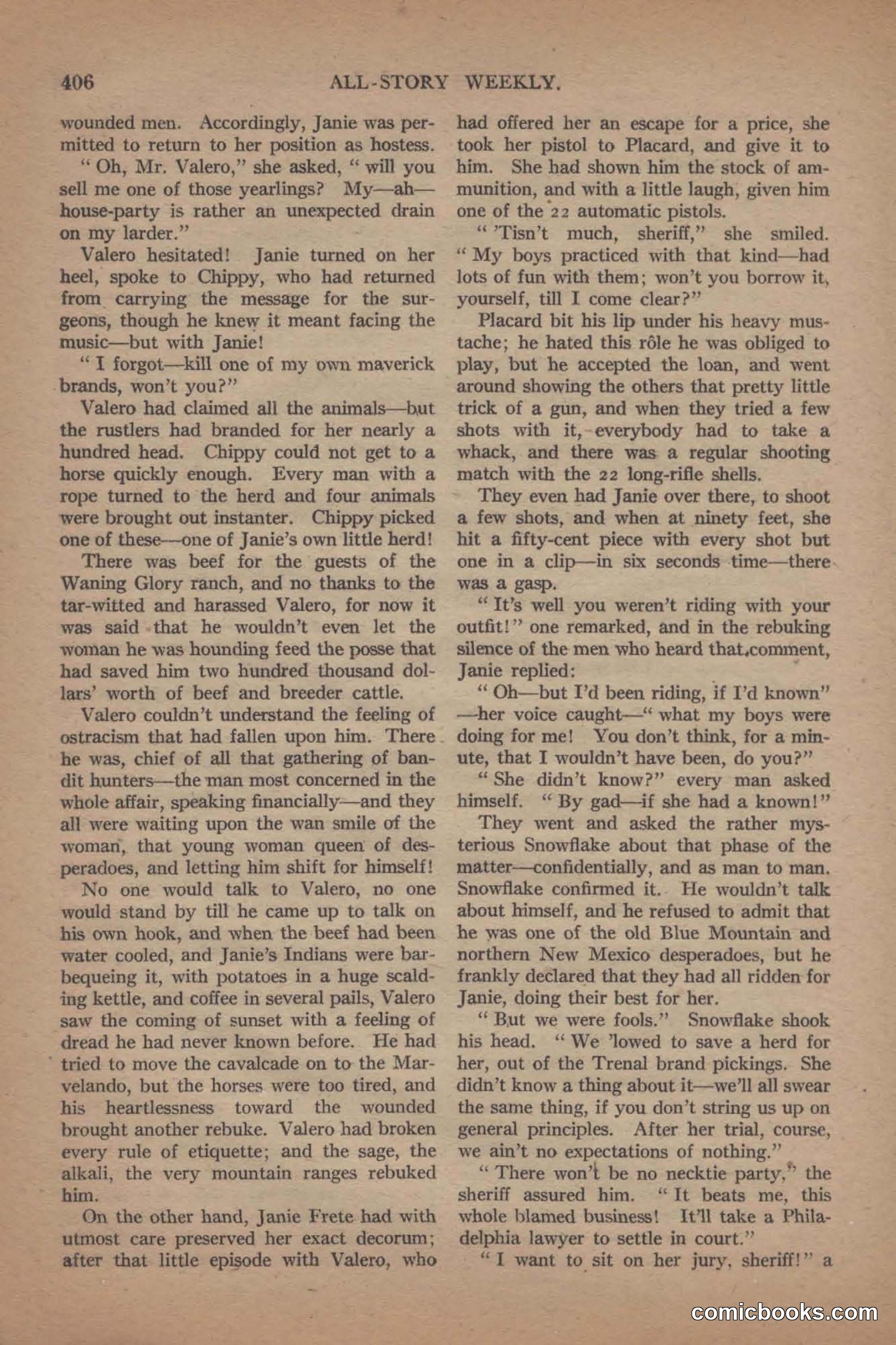 All Story Magazine, June 19, 1920 — page 128 of 155