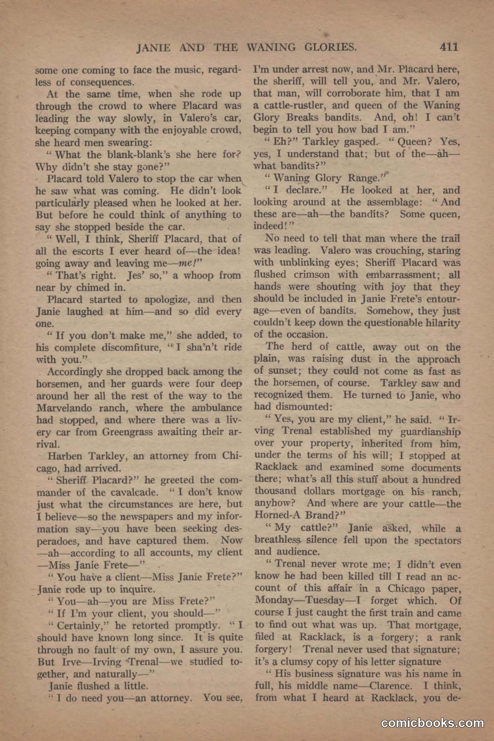All Story Magazine, June 19, 1920 — page 133 of 155