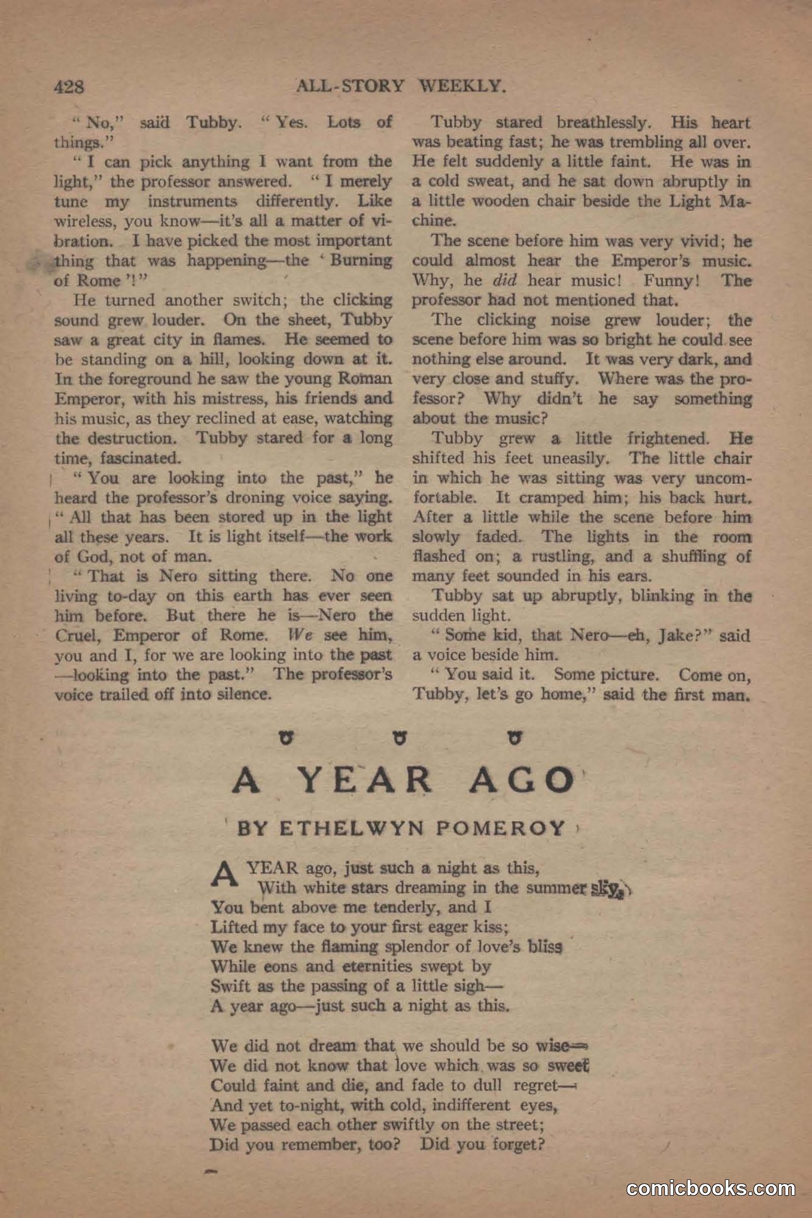 All Story Magazine, June 19, 1920 — page 150 of 155