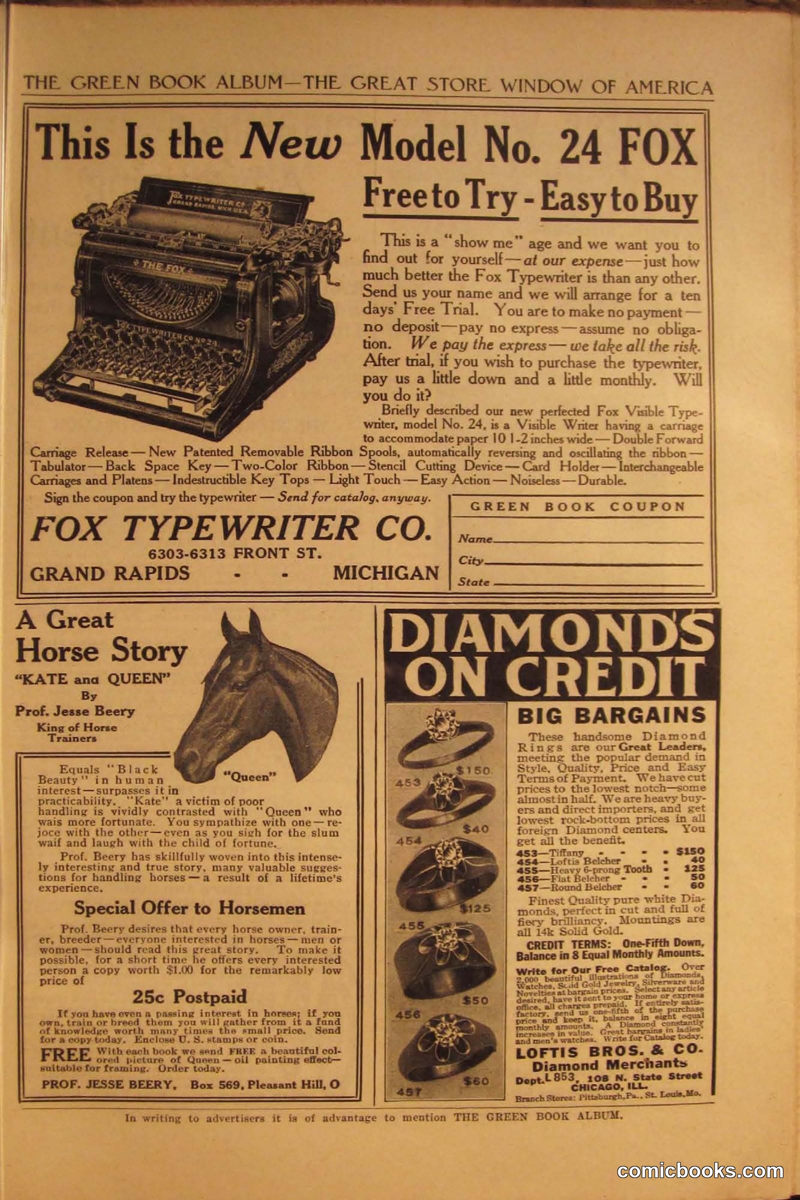 Green Book Magazine, March 1912 — page 233 of 244