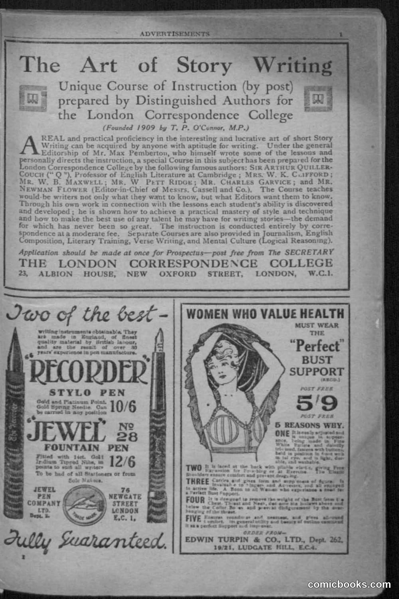 Hutchinsons Story Magazine, July 1919 — page 3 of 132
