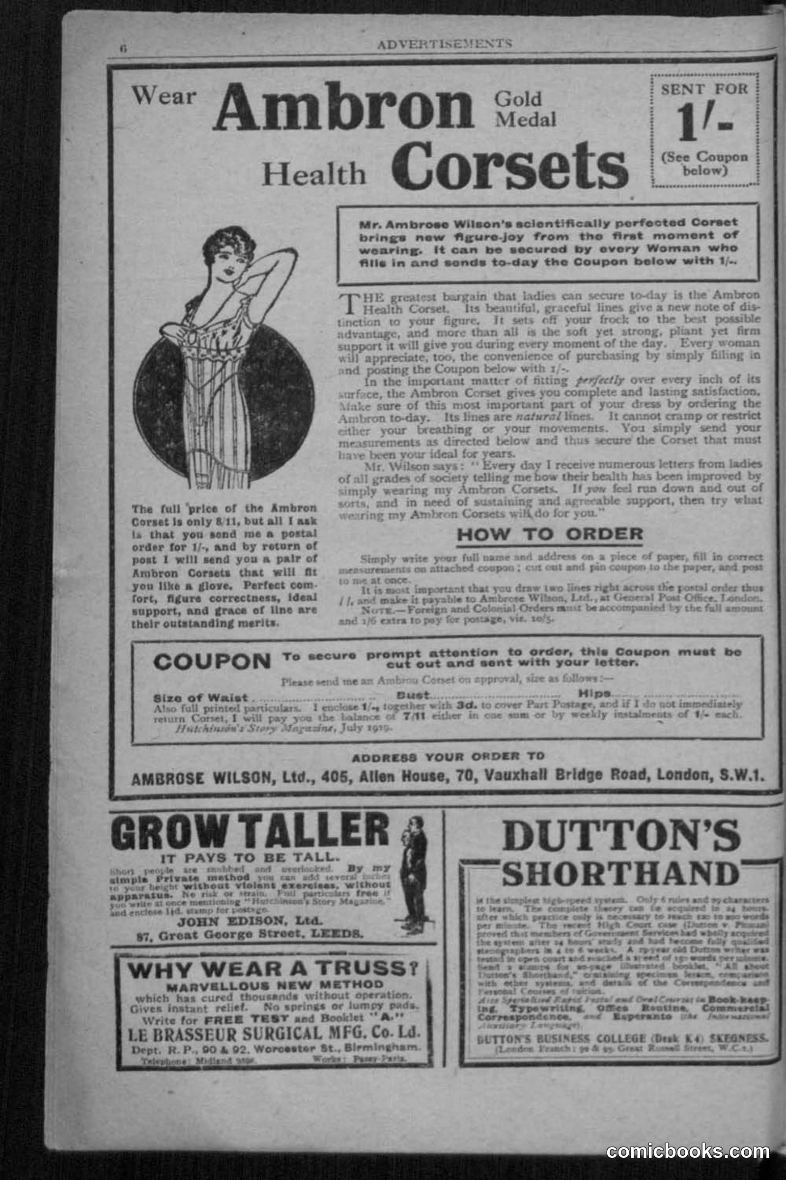 Hutchinsons Story Magazine, July 1919 — page 8 of 132