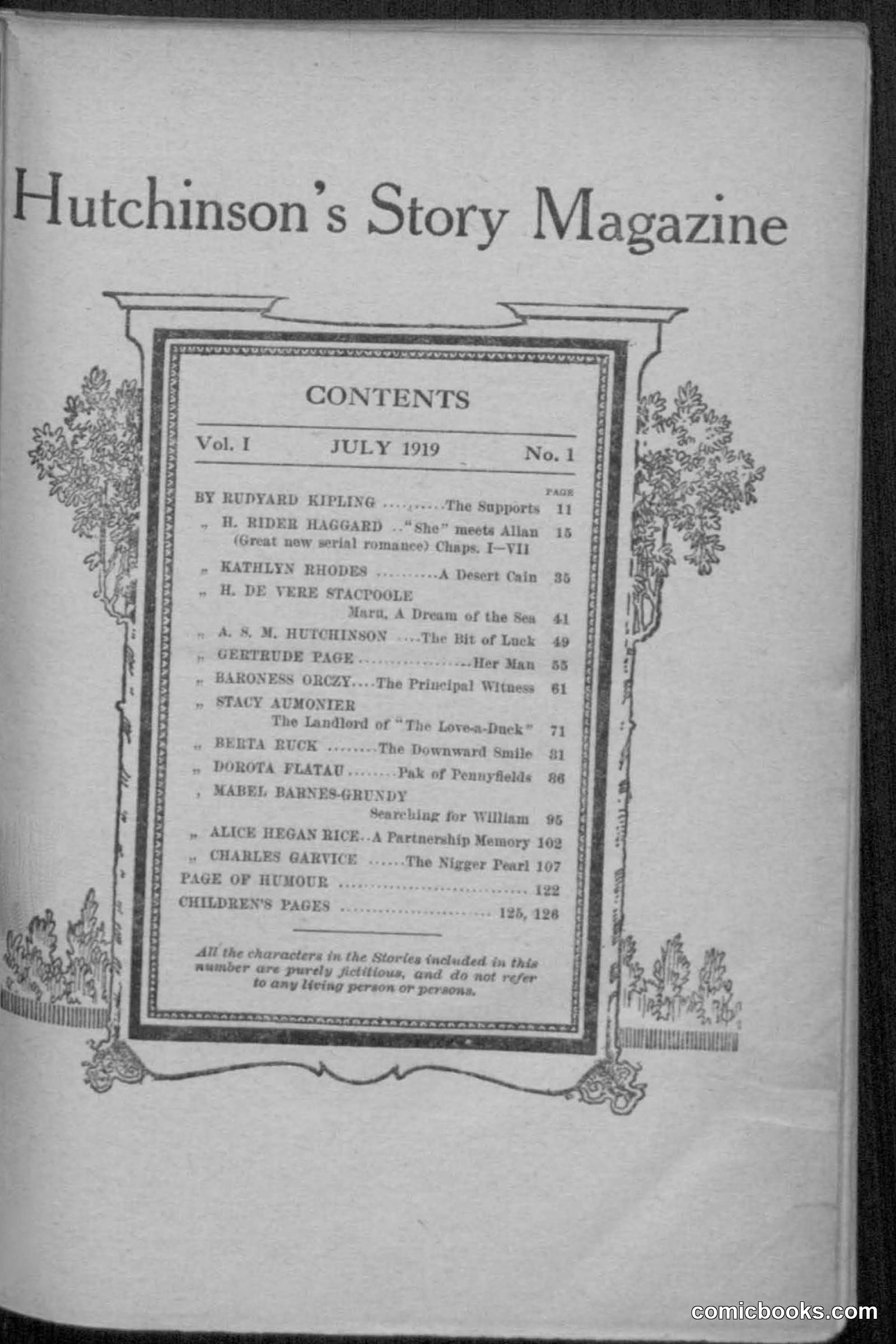 Hutchinsons Story Magazine, July 1919 — page 11 of 132
