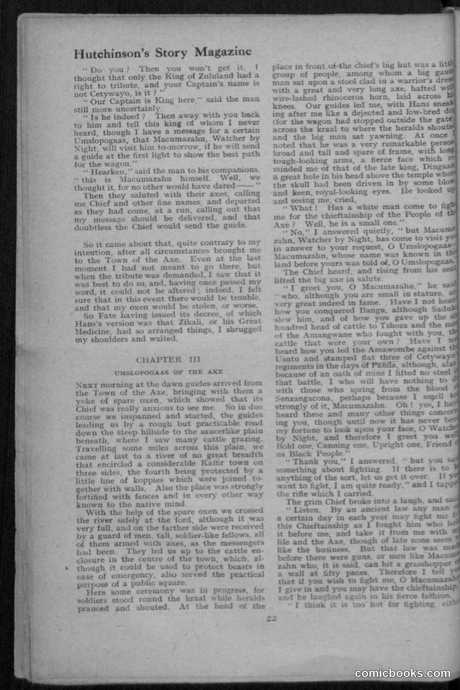 Hutchinsons Story Magazine, July 1919 — page 24 of 132